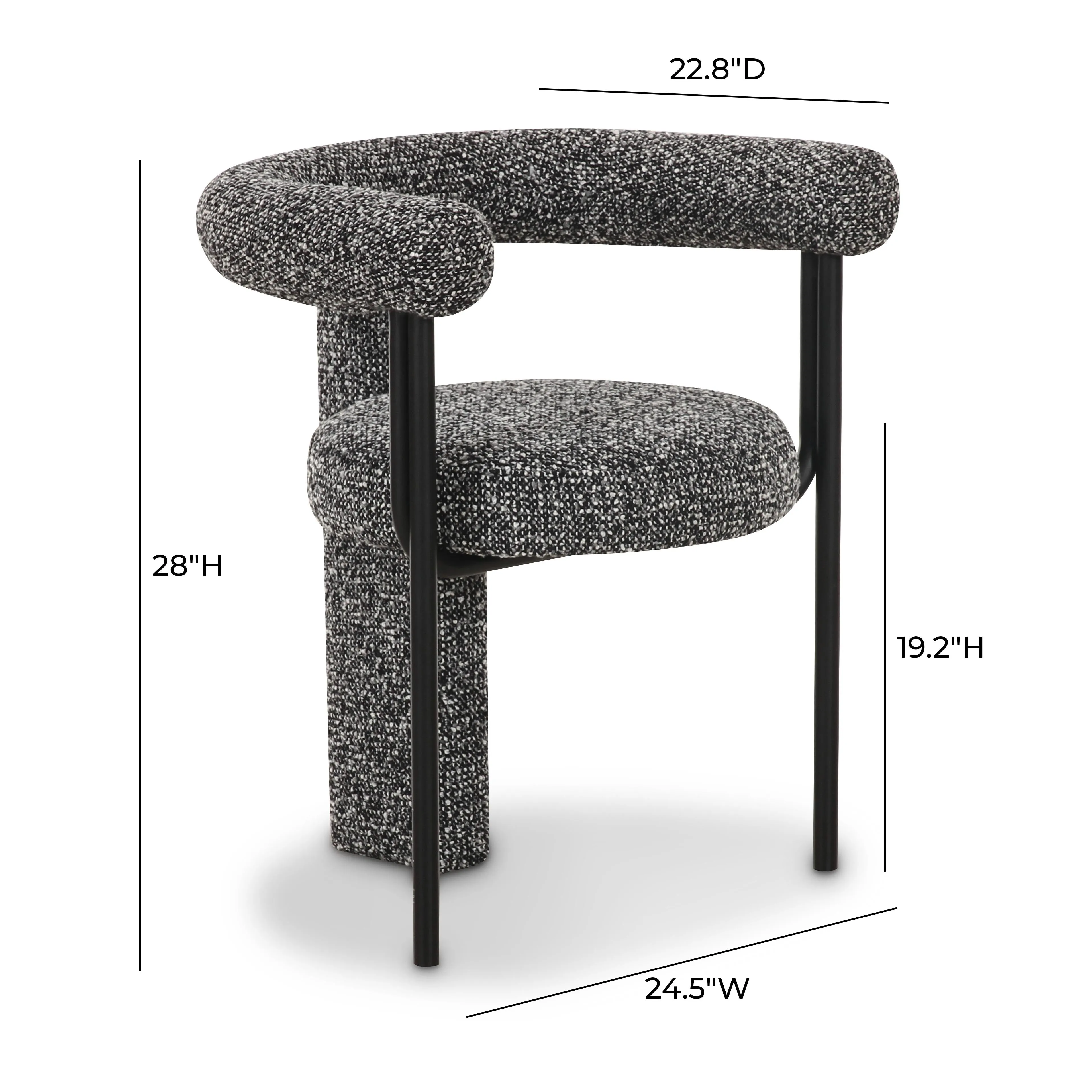 Synn Performance Boucle Dining Chair - Image 13