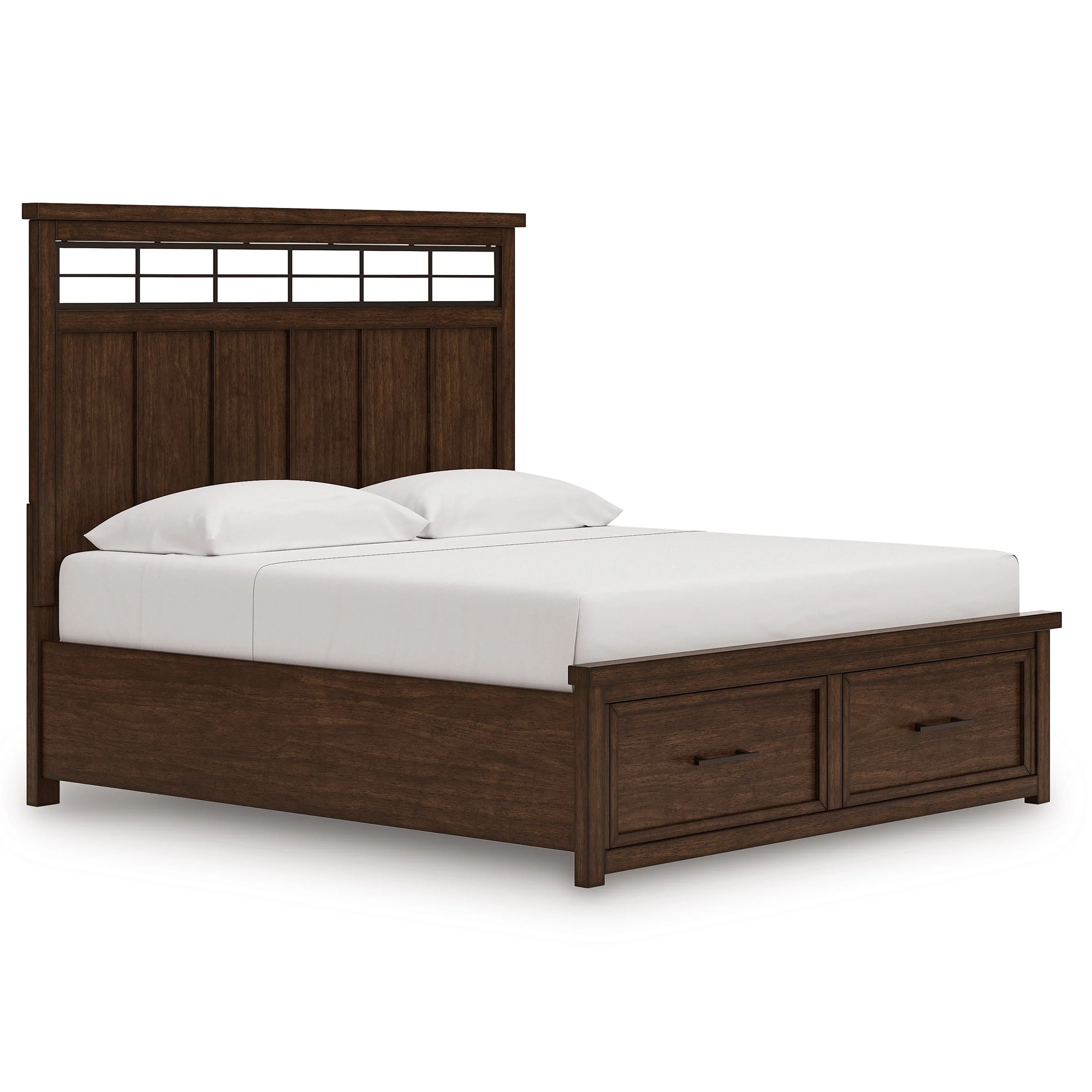 Taffenbrook Medium Brown King Storage Platform Bed - Image 17