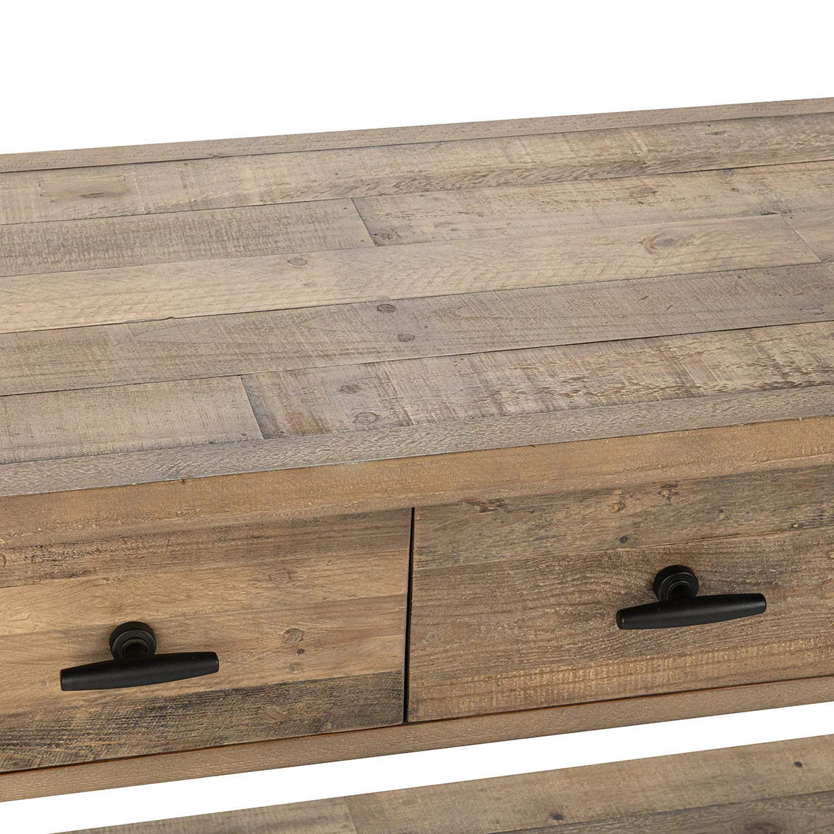 Talladega 5 Drawer Console Table - Natural Pine - Image 6