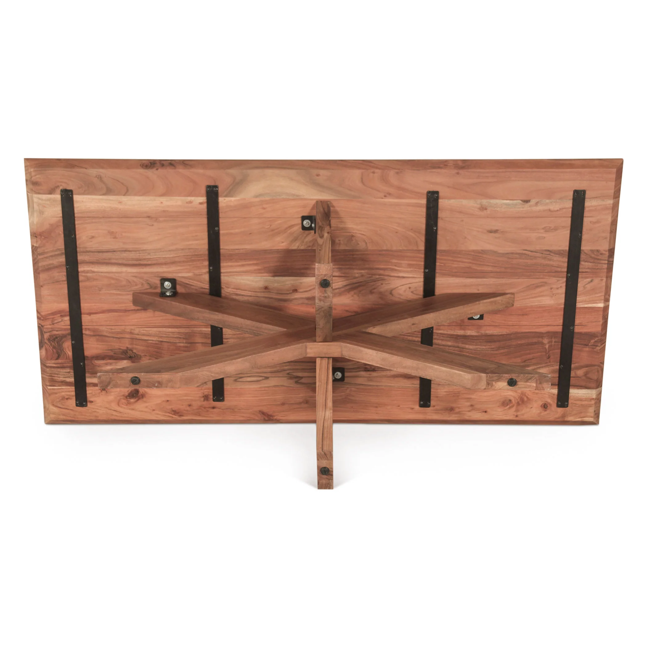 Tallinn 78" Dining Table in Weathered Acacia - Image 4