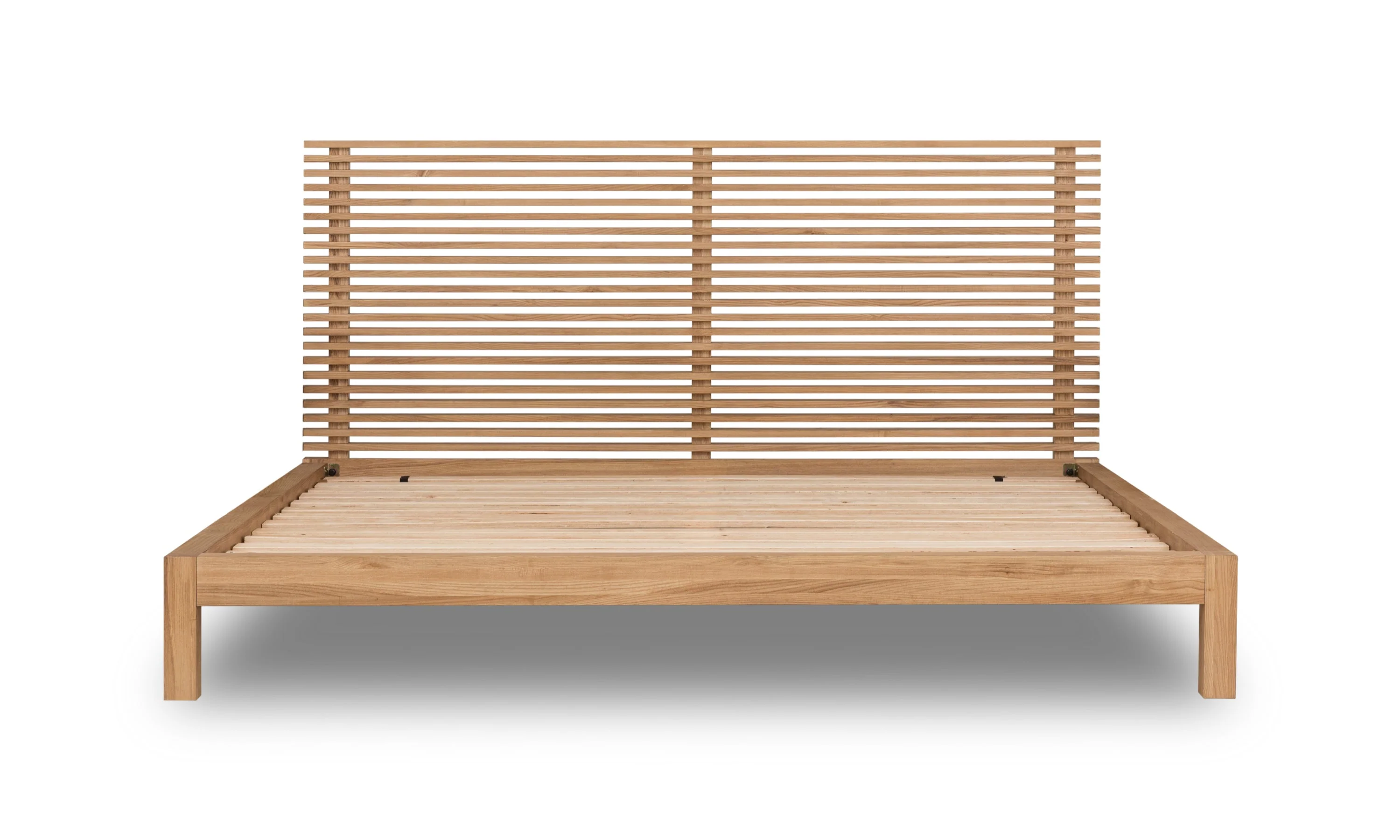 Tanner Solid Ash Full Platform Bed in Flaxen - Image 6