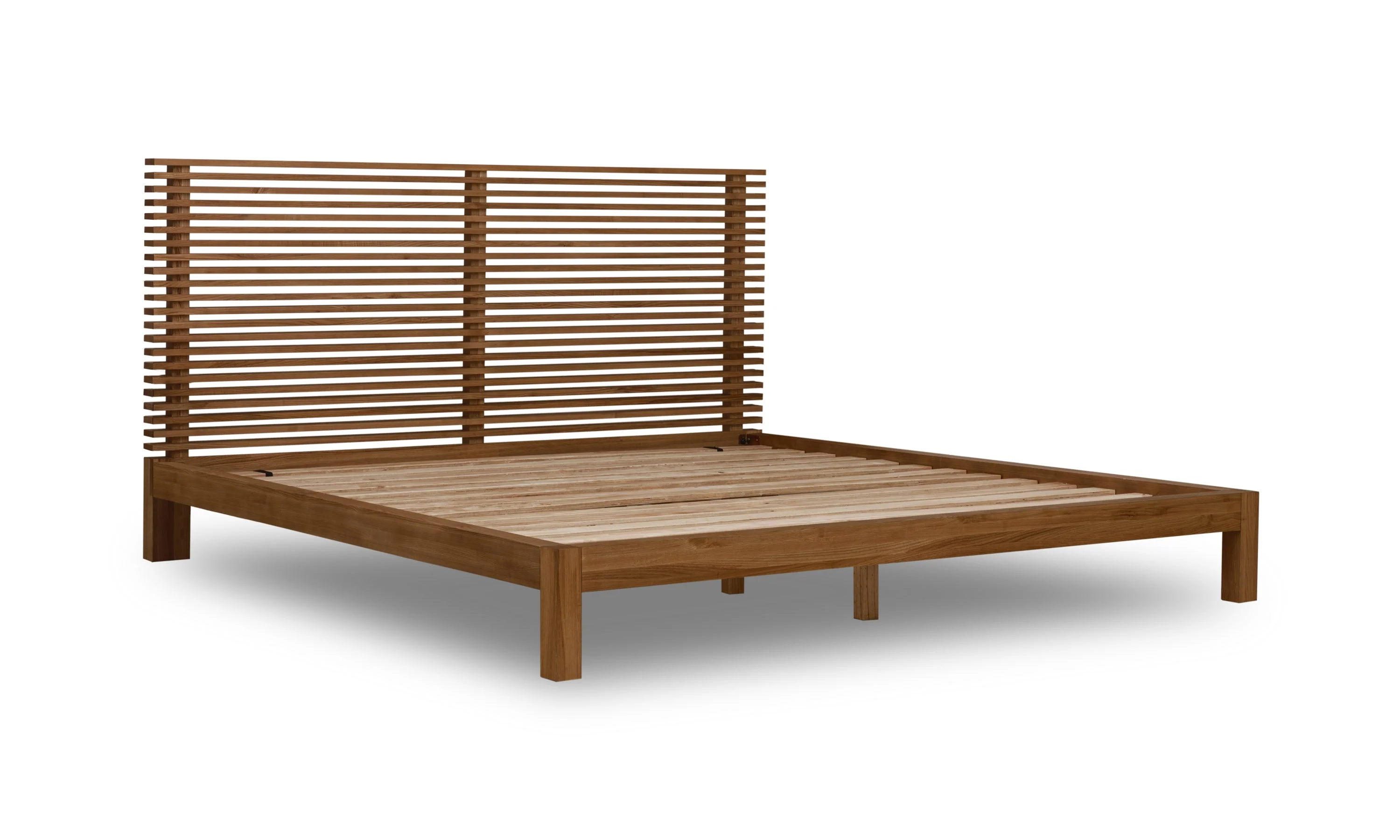 Tanner Solid Ash Full Platform Bed in Roux - Image 5