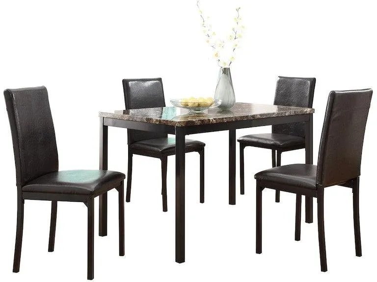 Tempe Brown/Black Side Chair, Set of 2 - Image 3