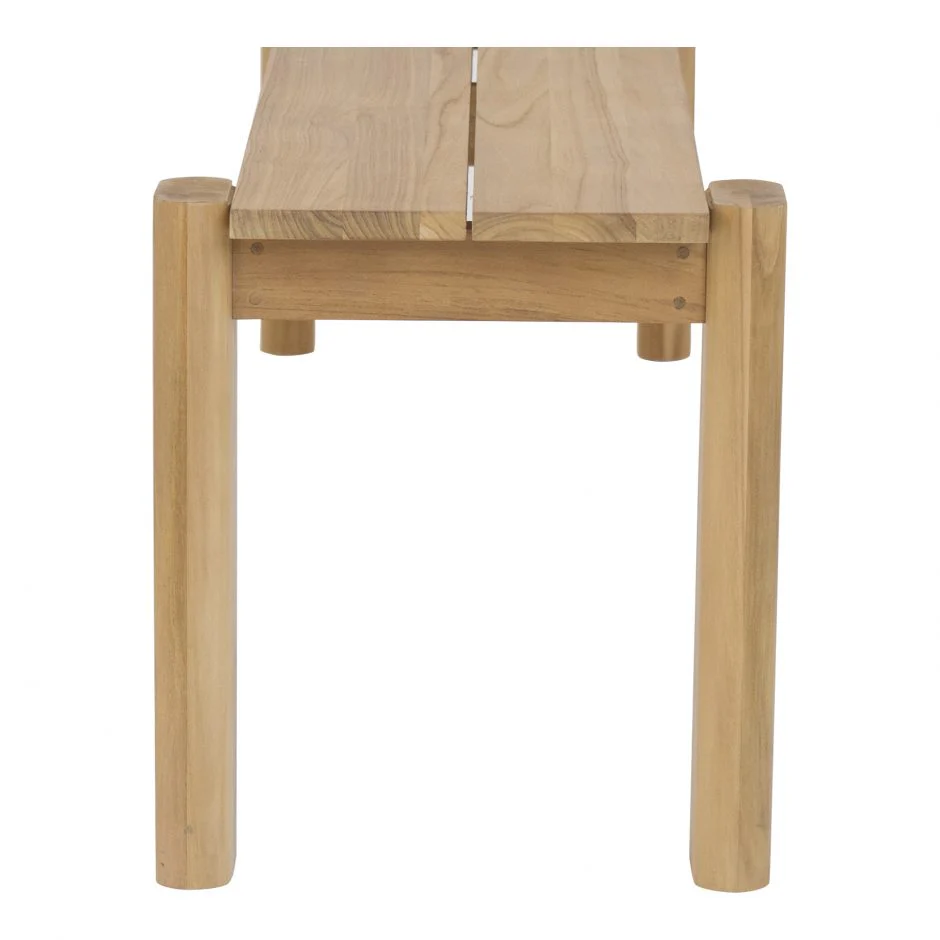 Tempo Outdoor Dining Bench Natural - Image 3