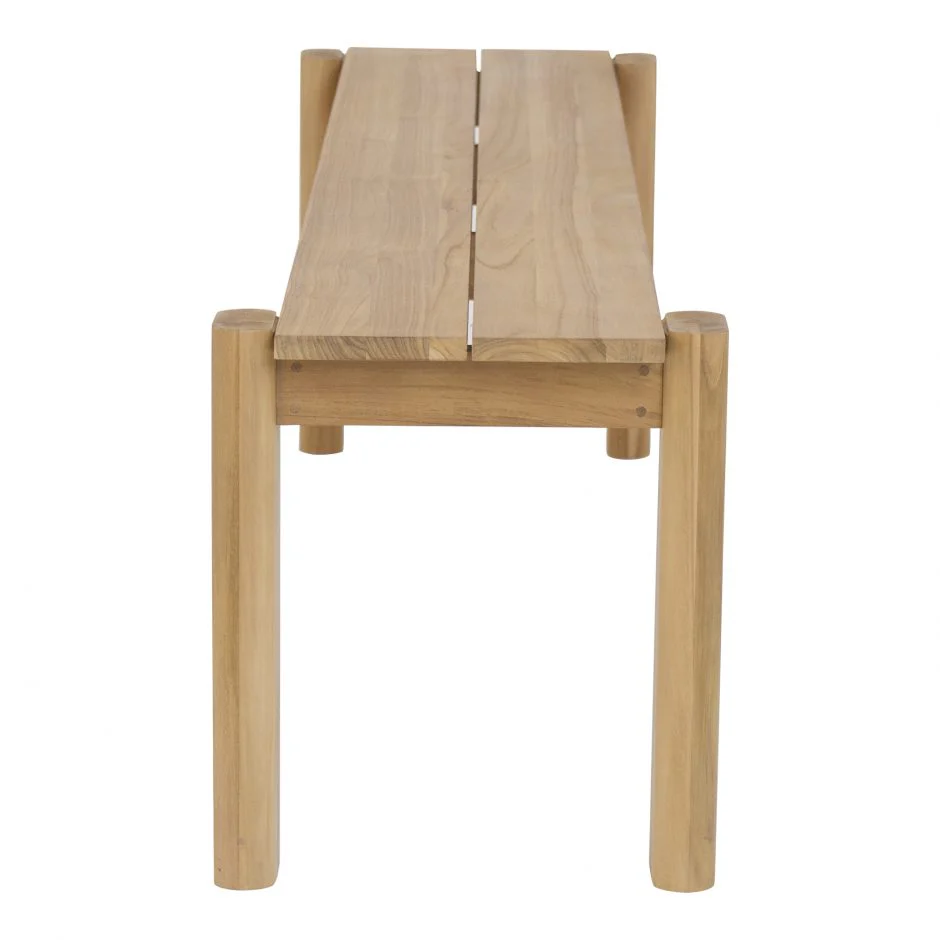 Tempo Outdoor Dining Bench Natural - Image 5