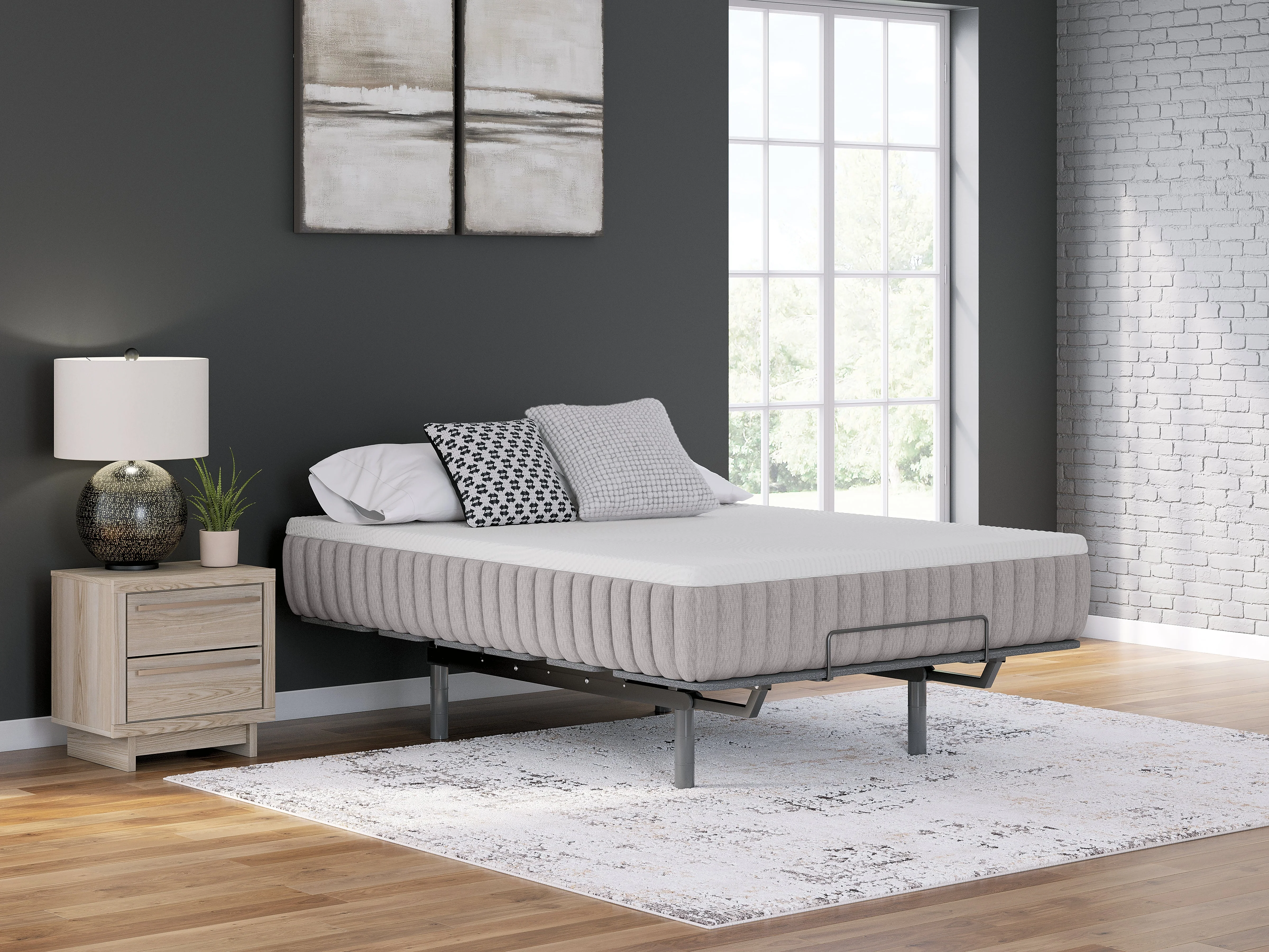 Terra Sleep Medium White California King Mattress - Image 11