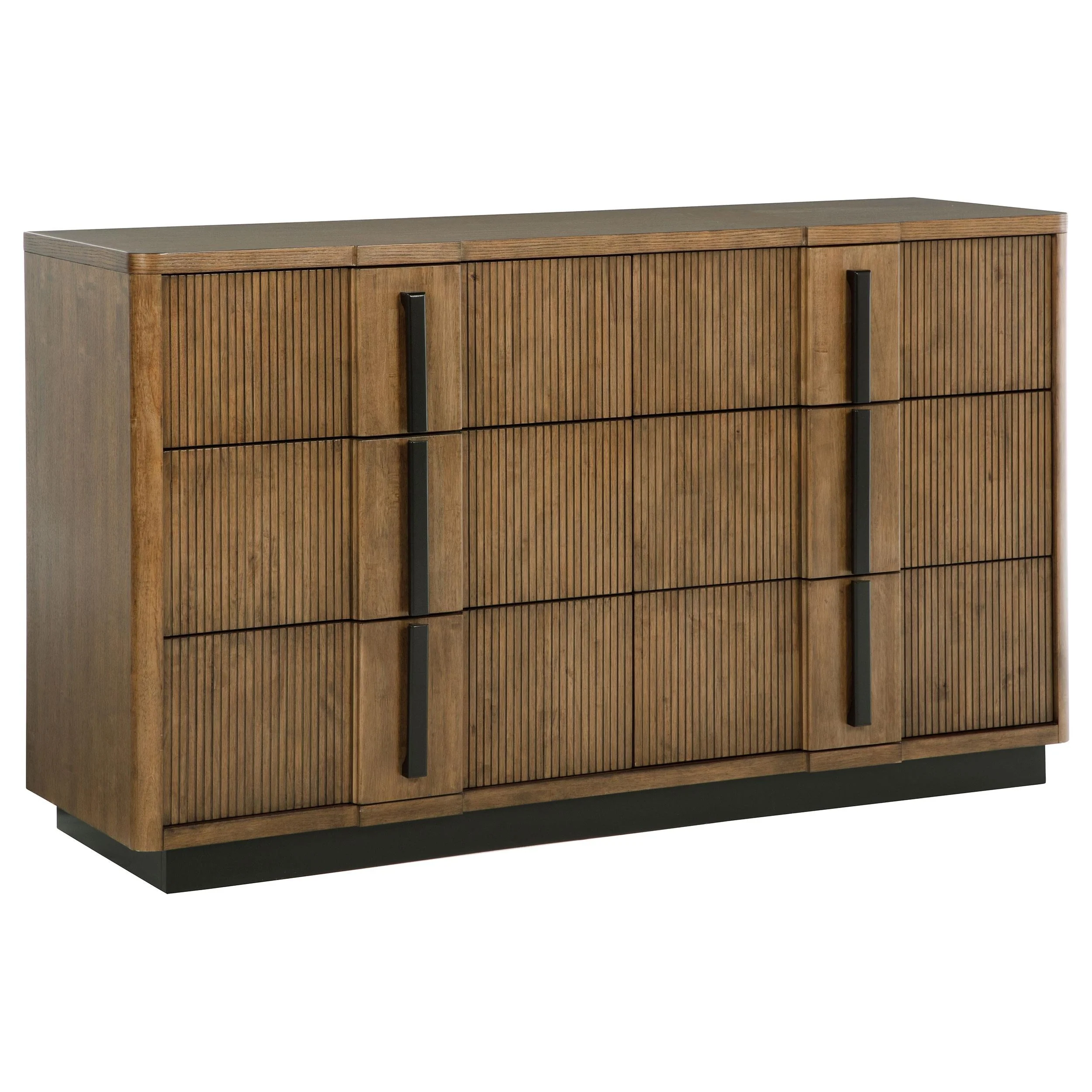 Terrace Ash Brown 6-Drawer Dresser - Image 3