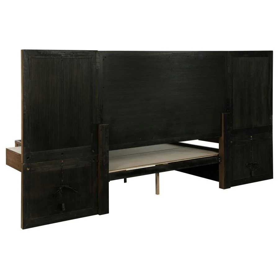 Terrace Ash Brown 6-Piece Eastern King Panel Bedroom Set - Image 4