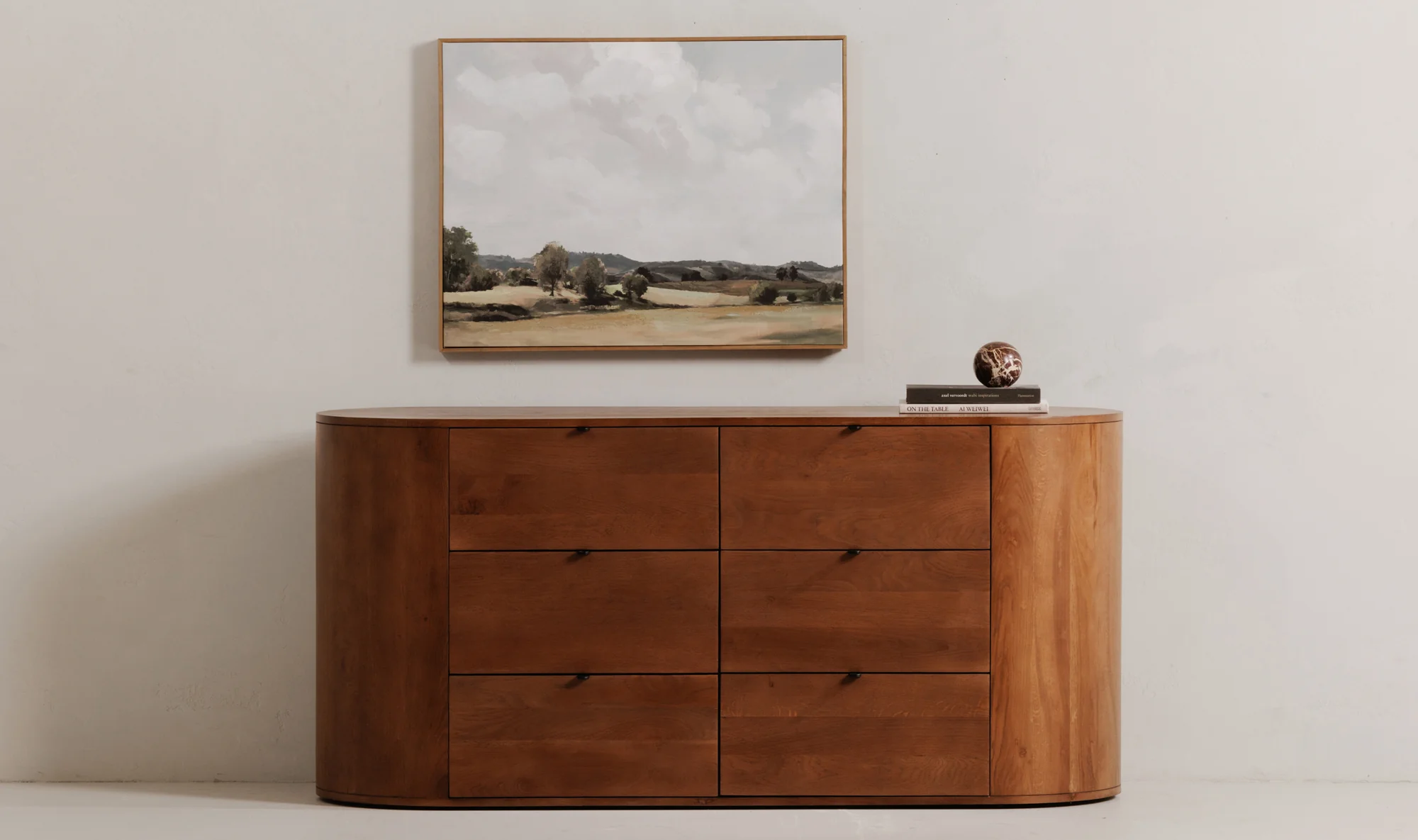 Theo 6 Drawer Dresser Brown - Image 10