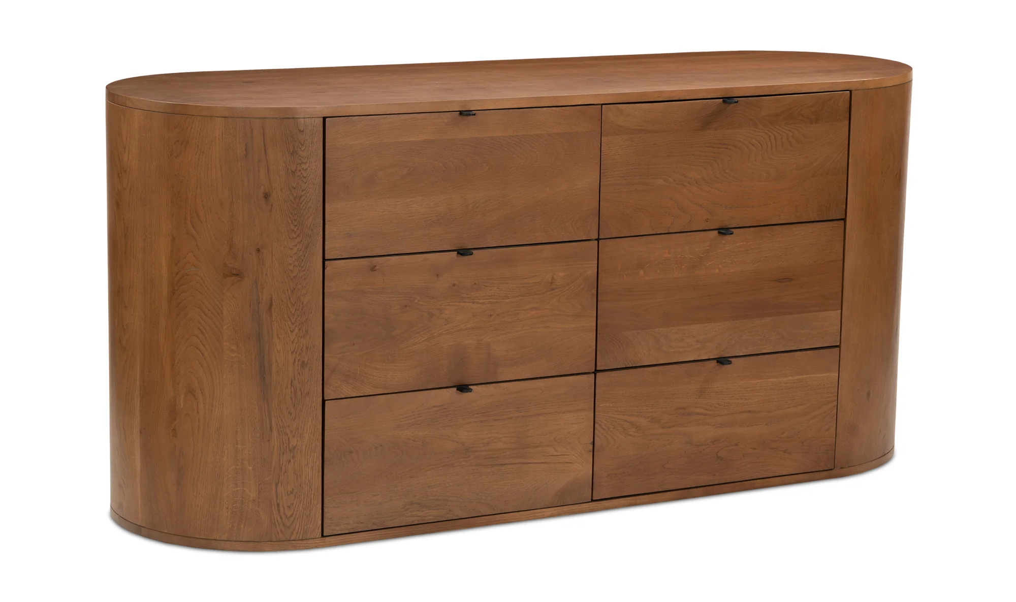 Theo 6 Drawer Dresser Brown - Image 2