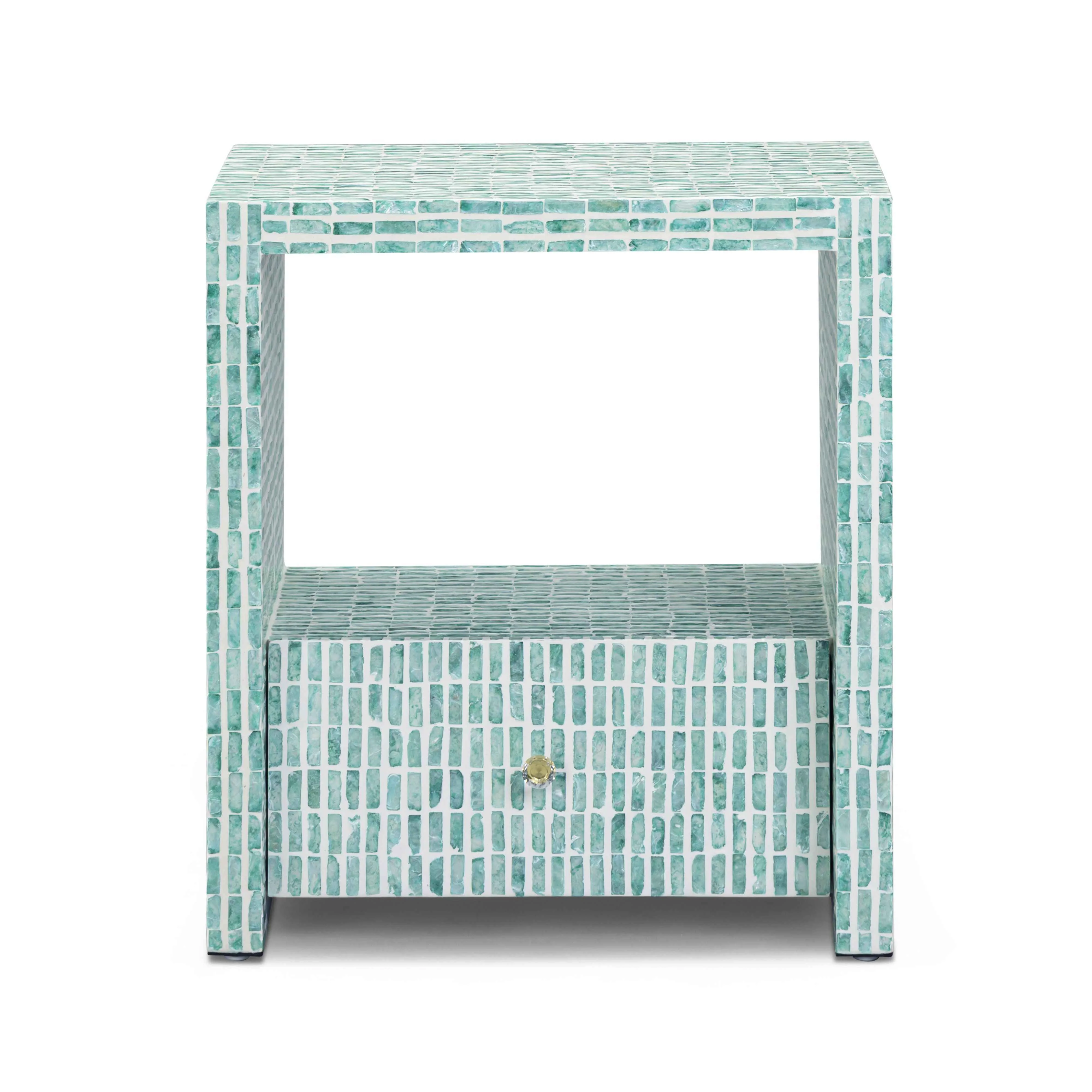 Tia 20" Mother of Pearl Nightstand