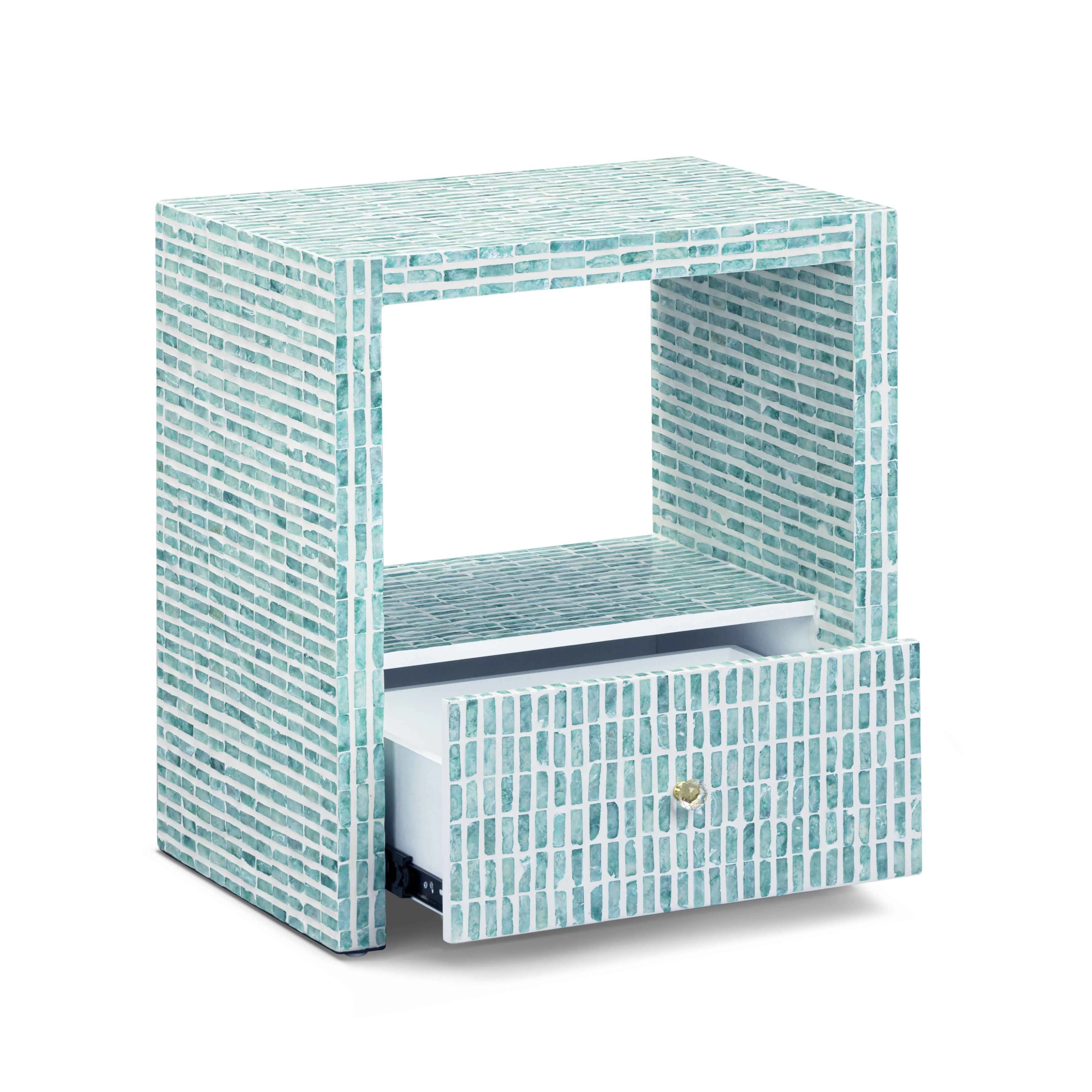 Tia 20" Mother of Pearl Nightstand - Image 3