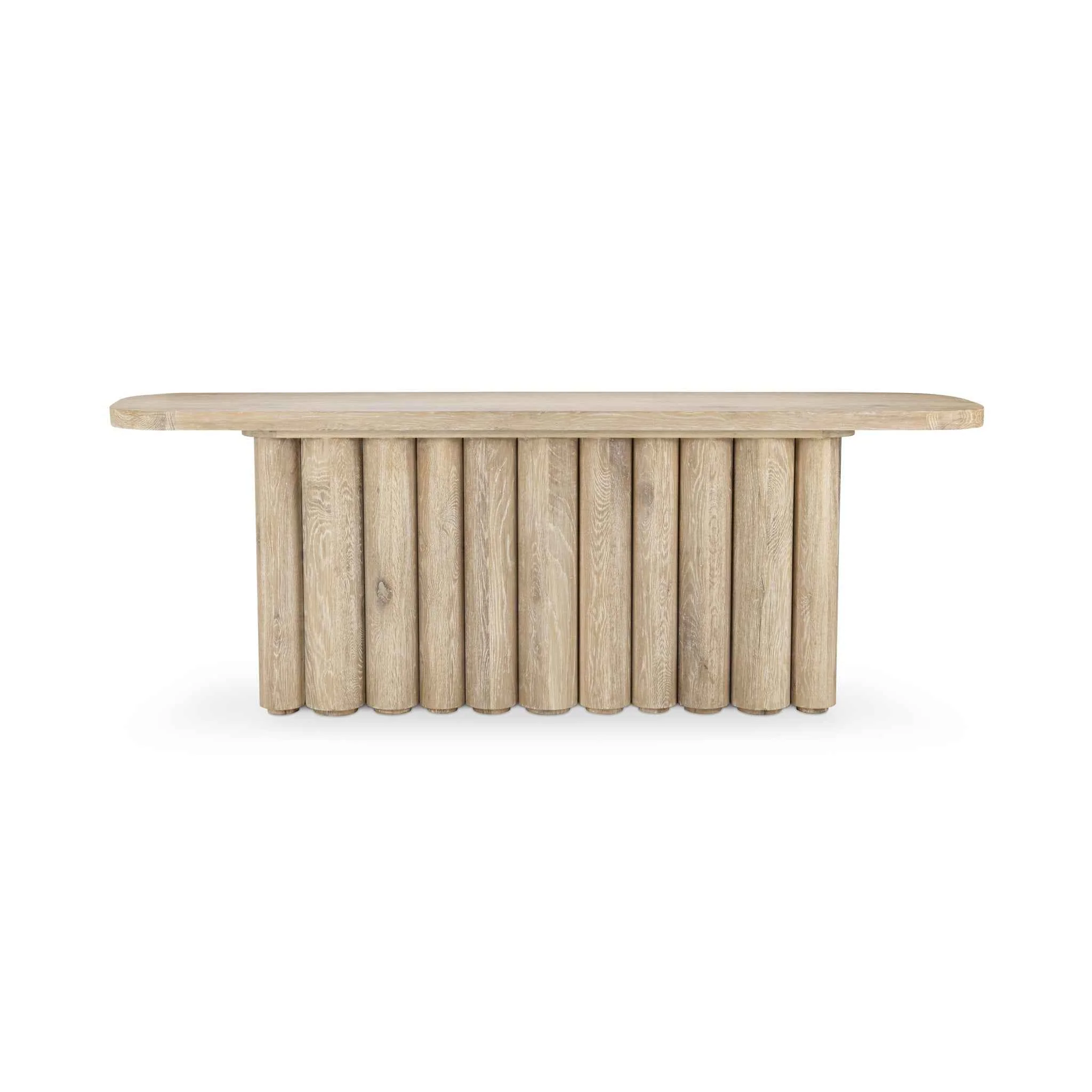 Tiber Console Table - Cream Washed - Image 2