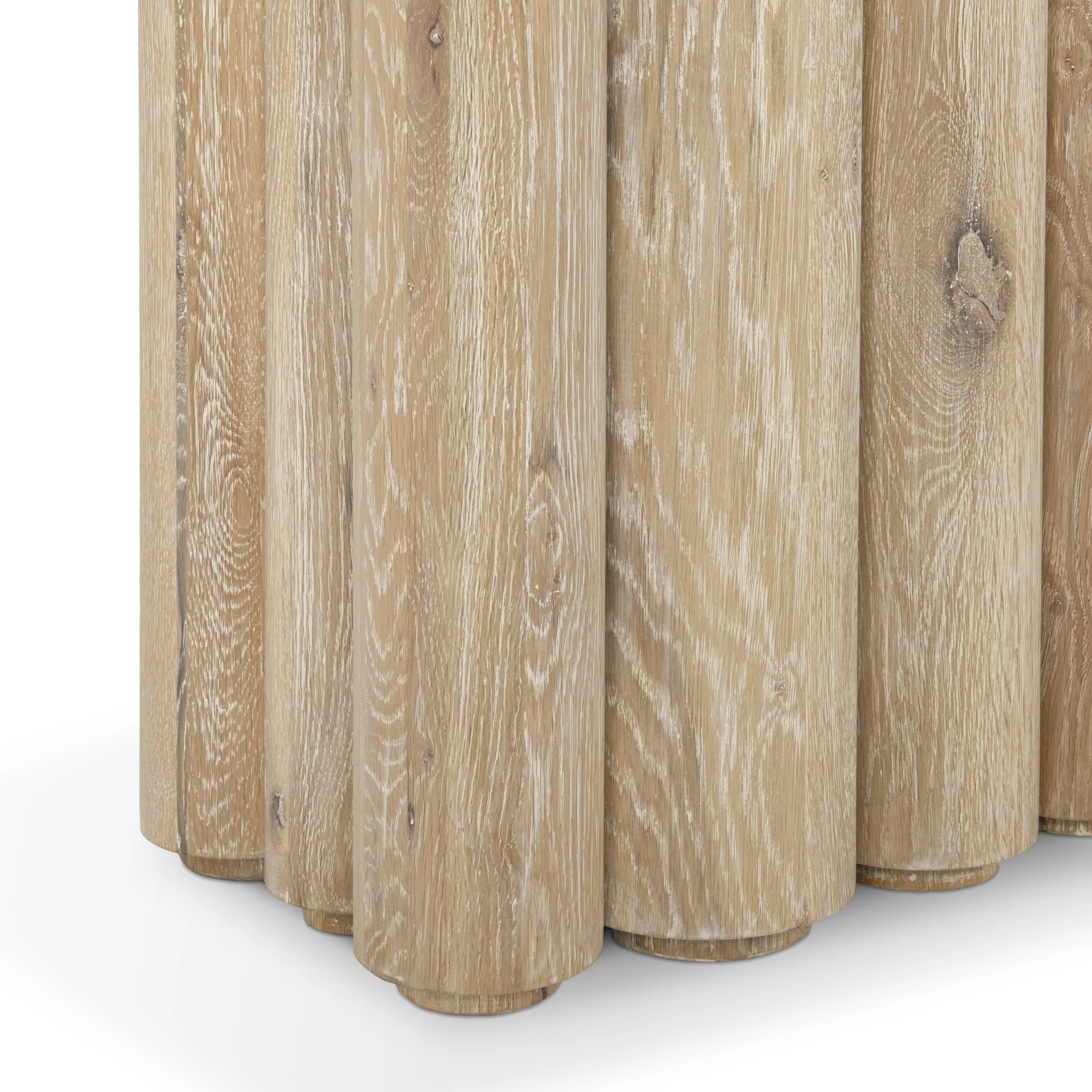 Tiber Console Table - Cream Washed - Image 5