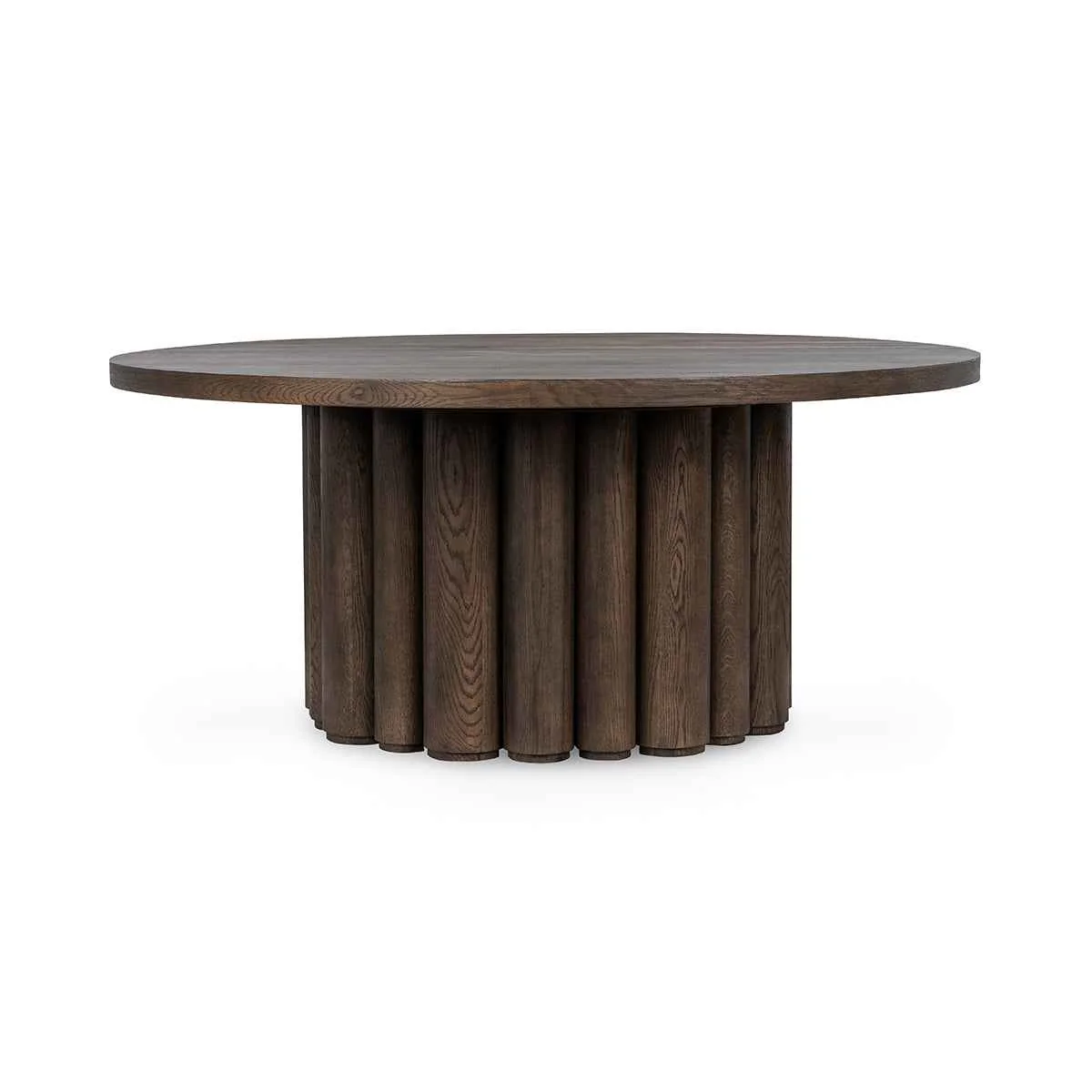 Tiber Dining Table - Toasted Brown