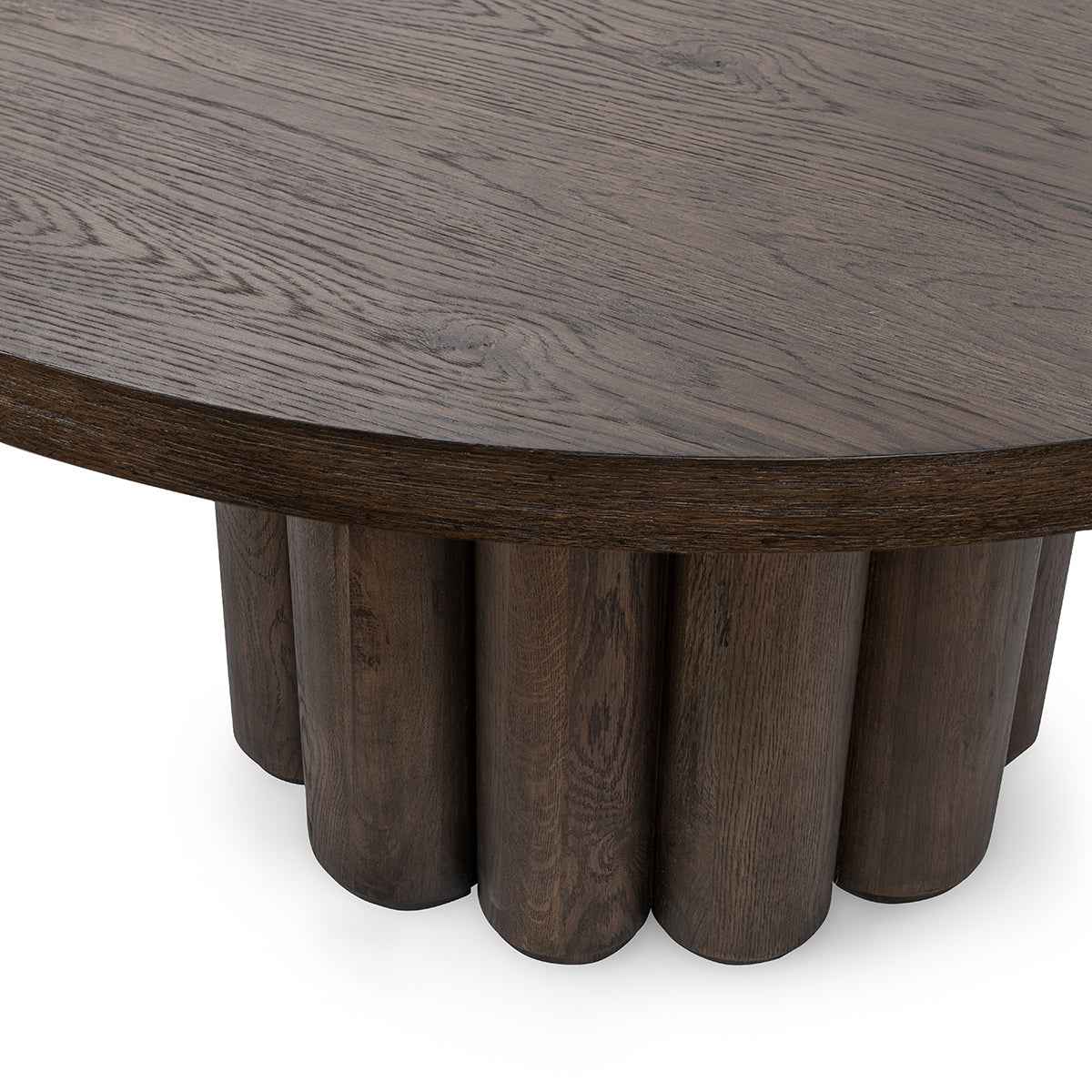 Tiber Dining Table - Toasted Brown - Image 3