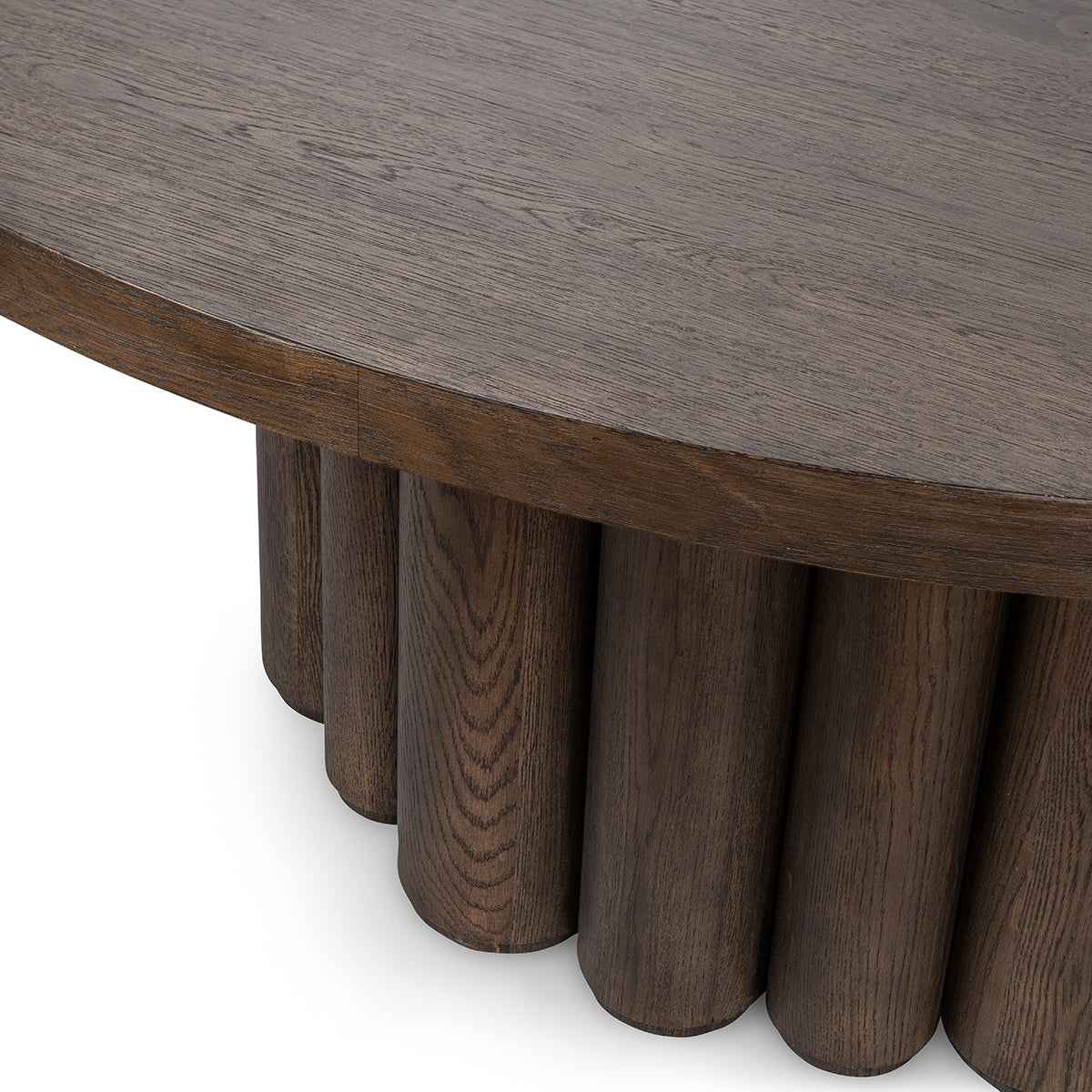 Tiber Dining Table - Toasted Brown - Image 4