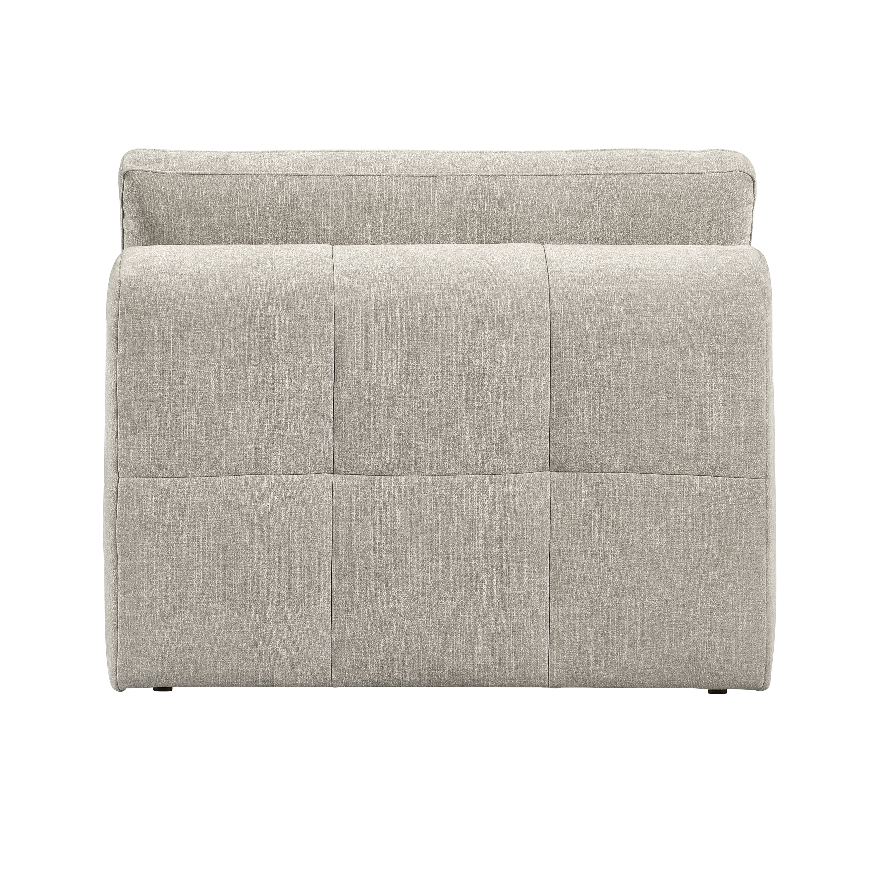 Tidal Taupe 4-Piece Modular Sectional with Ottoman - Image 12