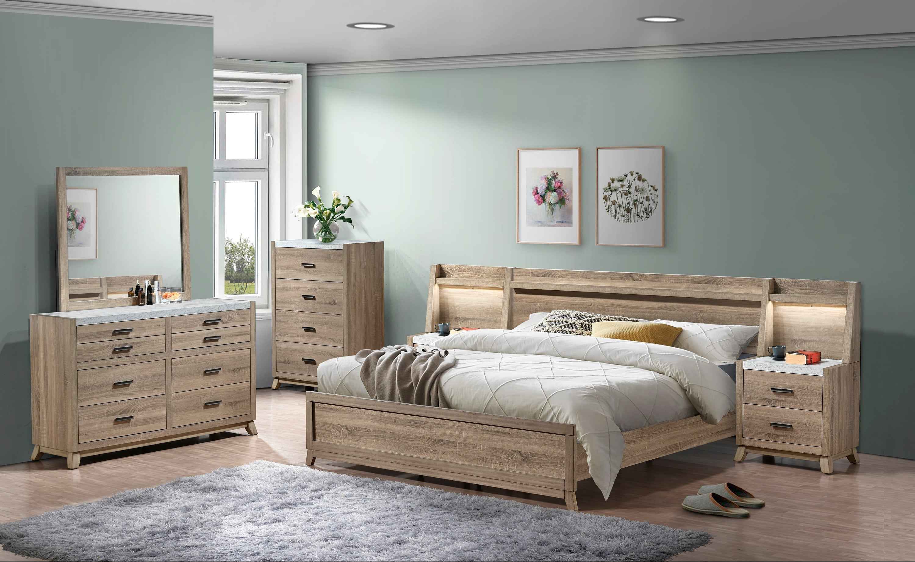 Tilston Natural Dresser Mirror Only - Image 2