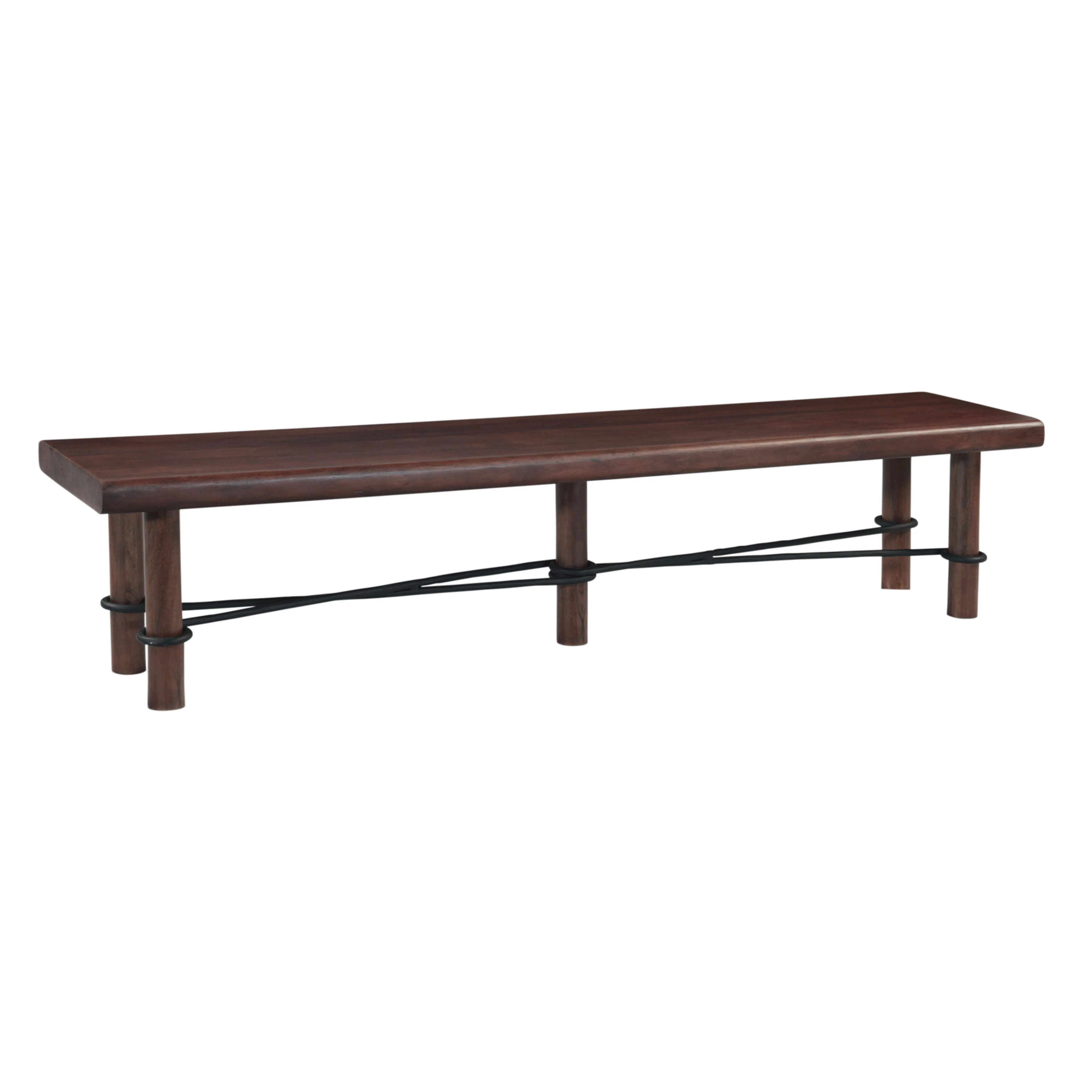 Timbers Lincoln 80" Bench in Vinegar Acacia