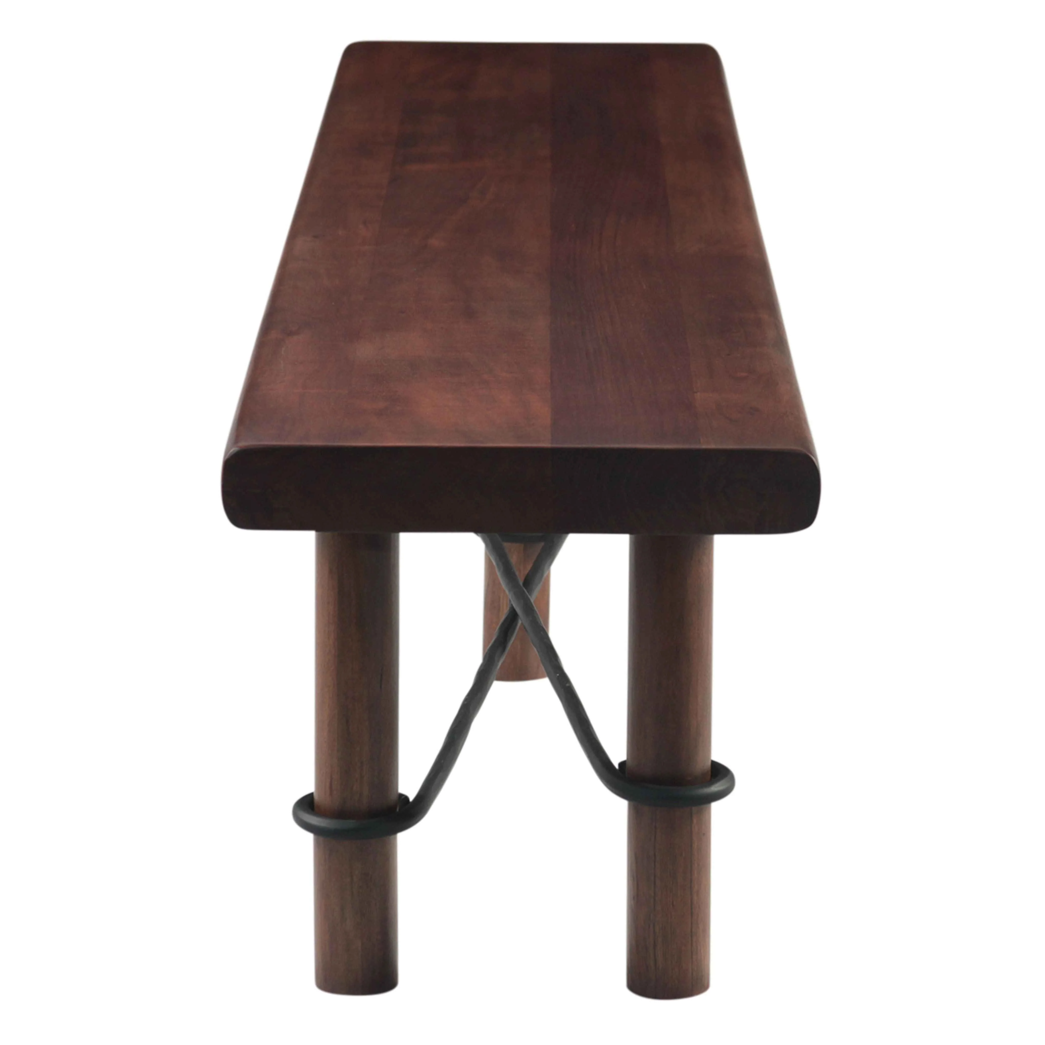 Timbers Lincoln 80" Bench in Vinegar Acacia - Image 4