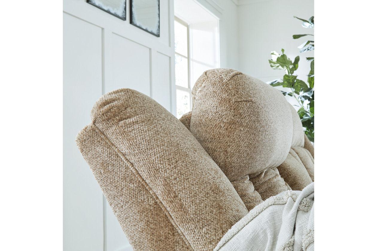 Tip-Off Wheat Dual Power Reclining Sofa and Loveseat - Image 7