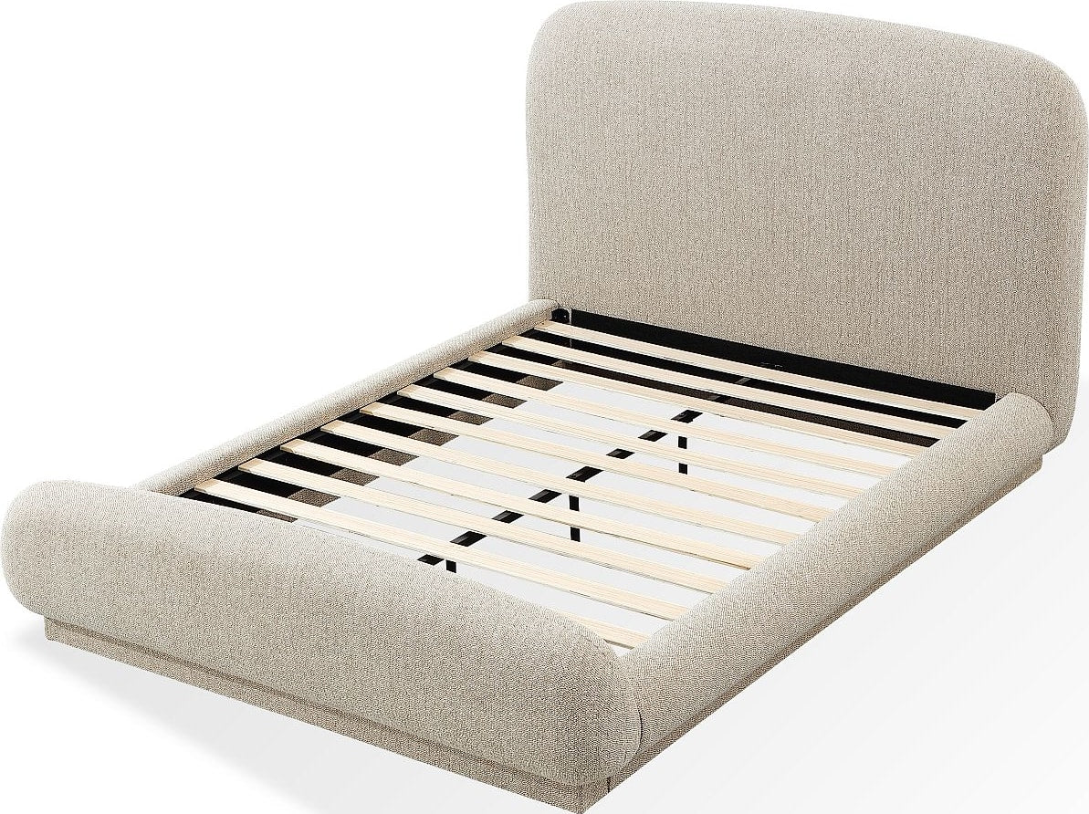 Tirimbina Hyena Queen Chenille Upholstered Platform Bed - Image 8