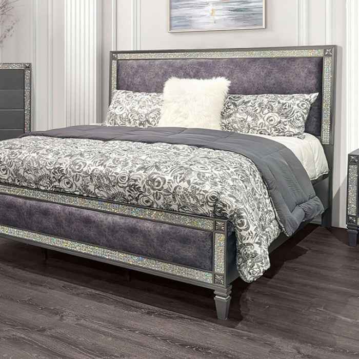 Titania Gray 5-Piece Queen Bedroom Set - Image 2