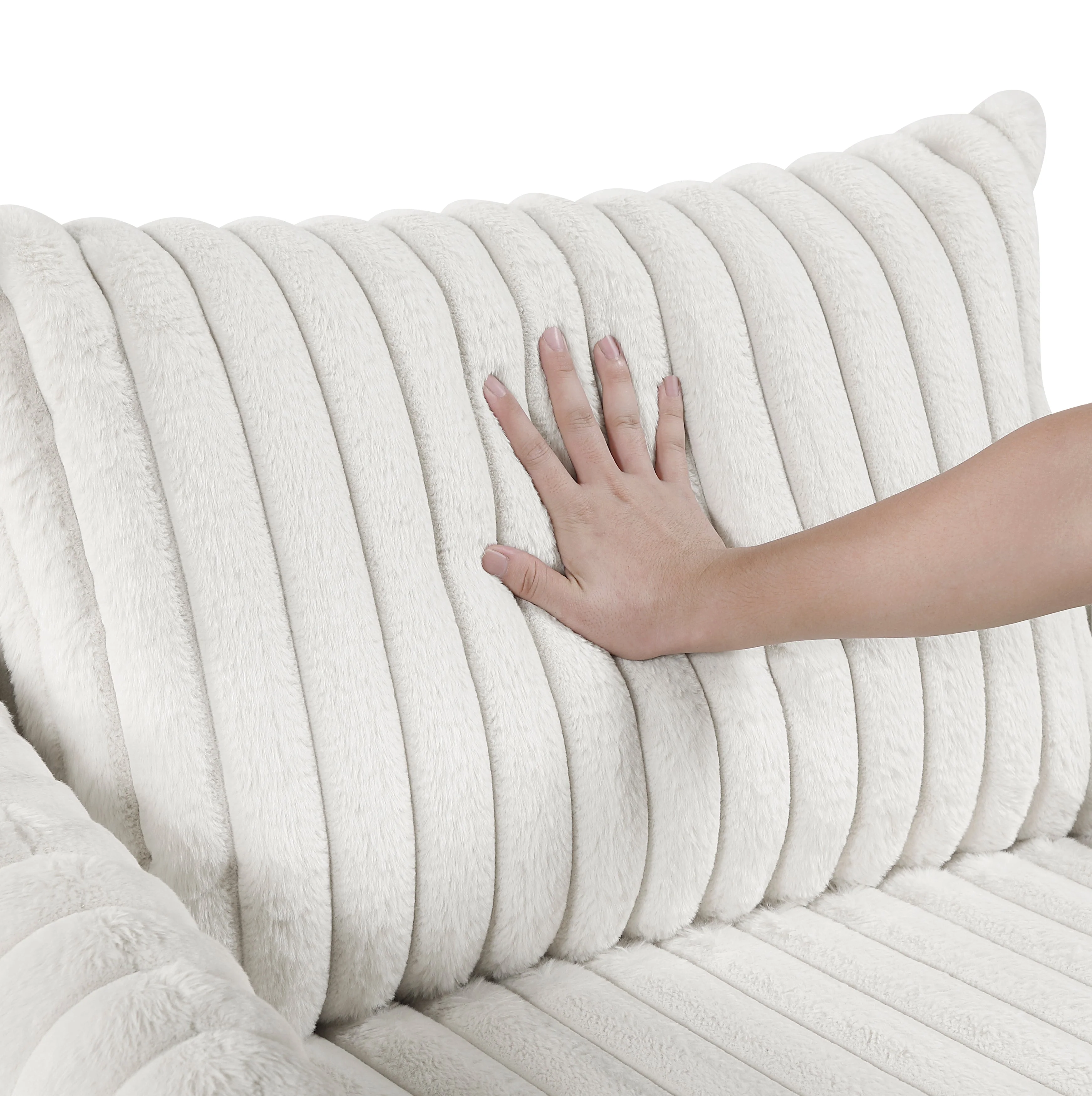 Tomball Beige Oversized Chaise Lounge - Image 8