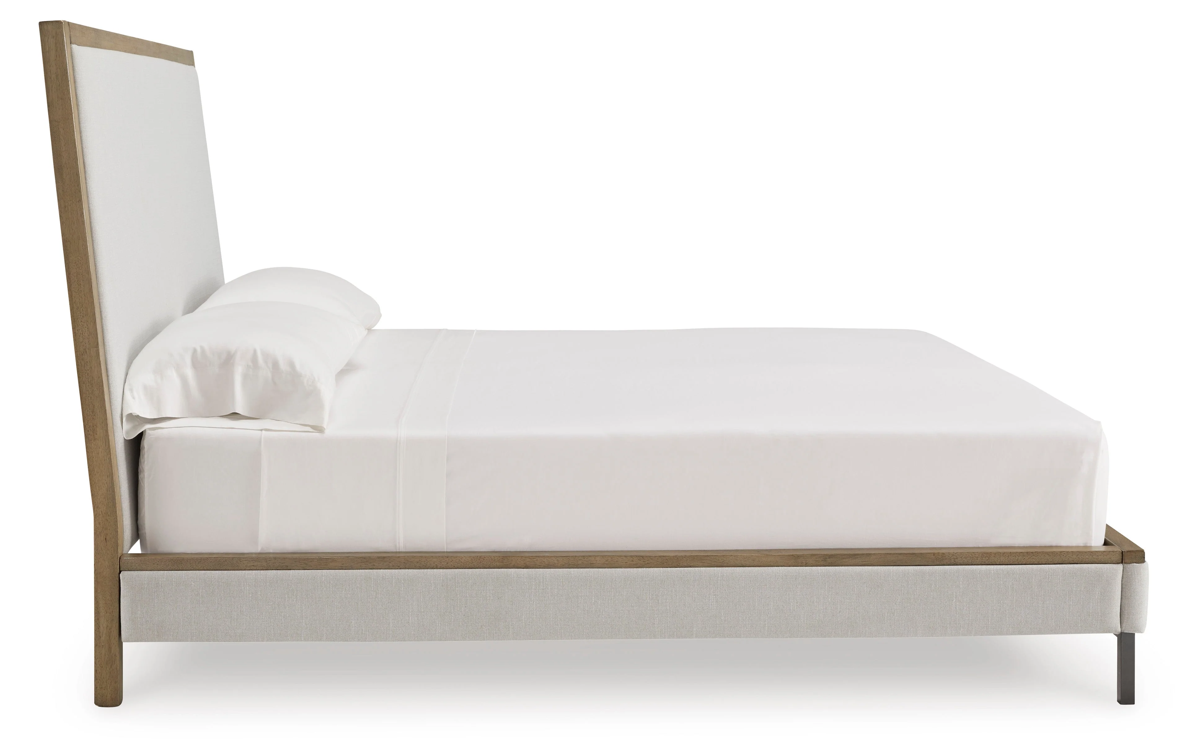 Tomtyn Light Brown Upholstered Platform Bedroom Set - Image 5