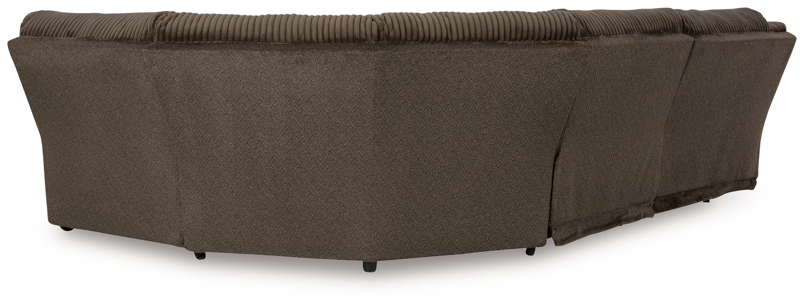 Top Tier 5-Piece Sectional with Recliner in Chocolate - Image 13