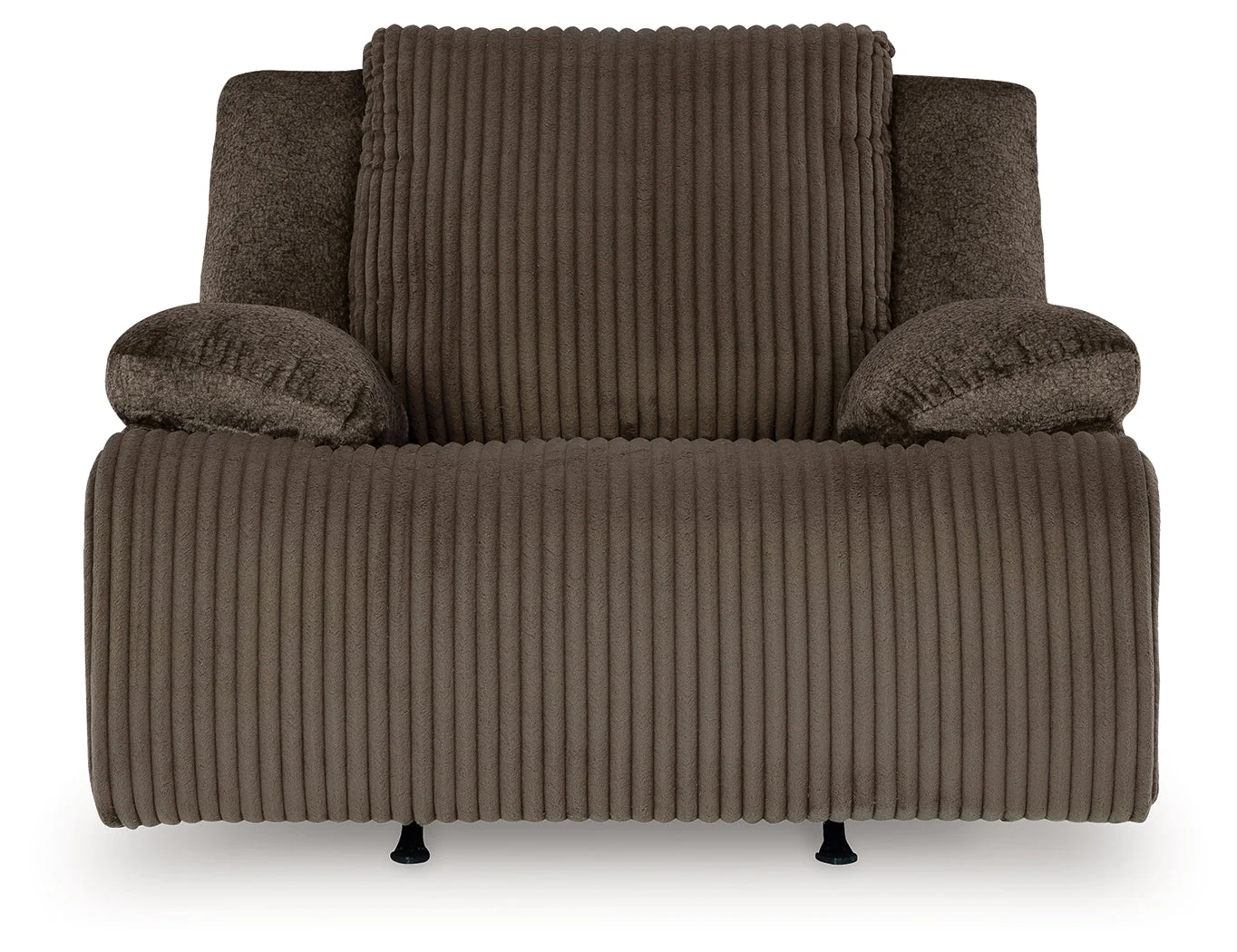 Top Tier 5-Piece Sectional with Recliner in Chocolate - Image 3