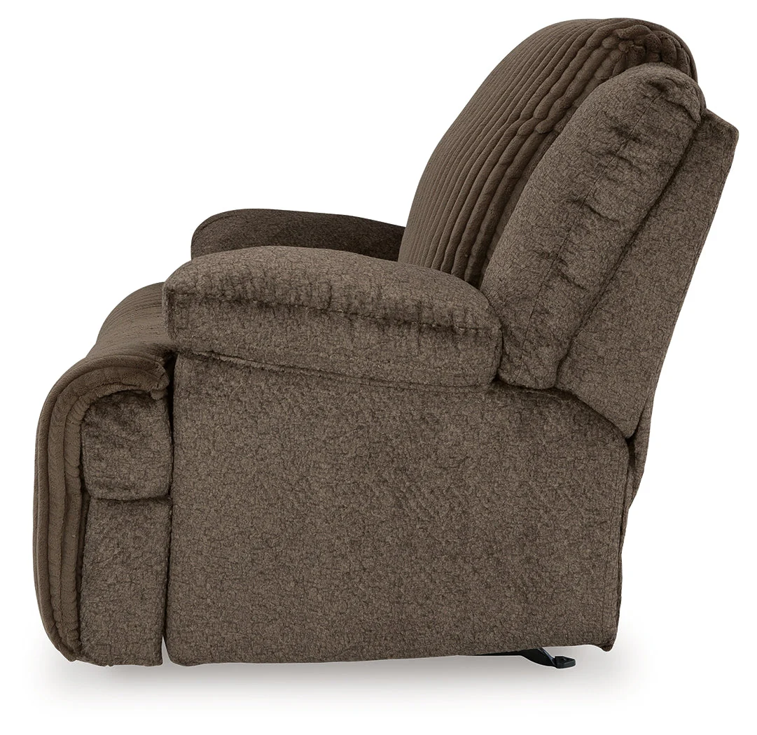 Top Tier 5-Piece Sectional with Recliner in Chocolate - Image 7