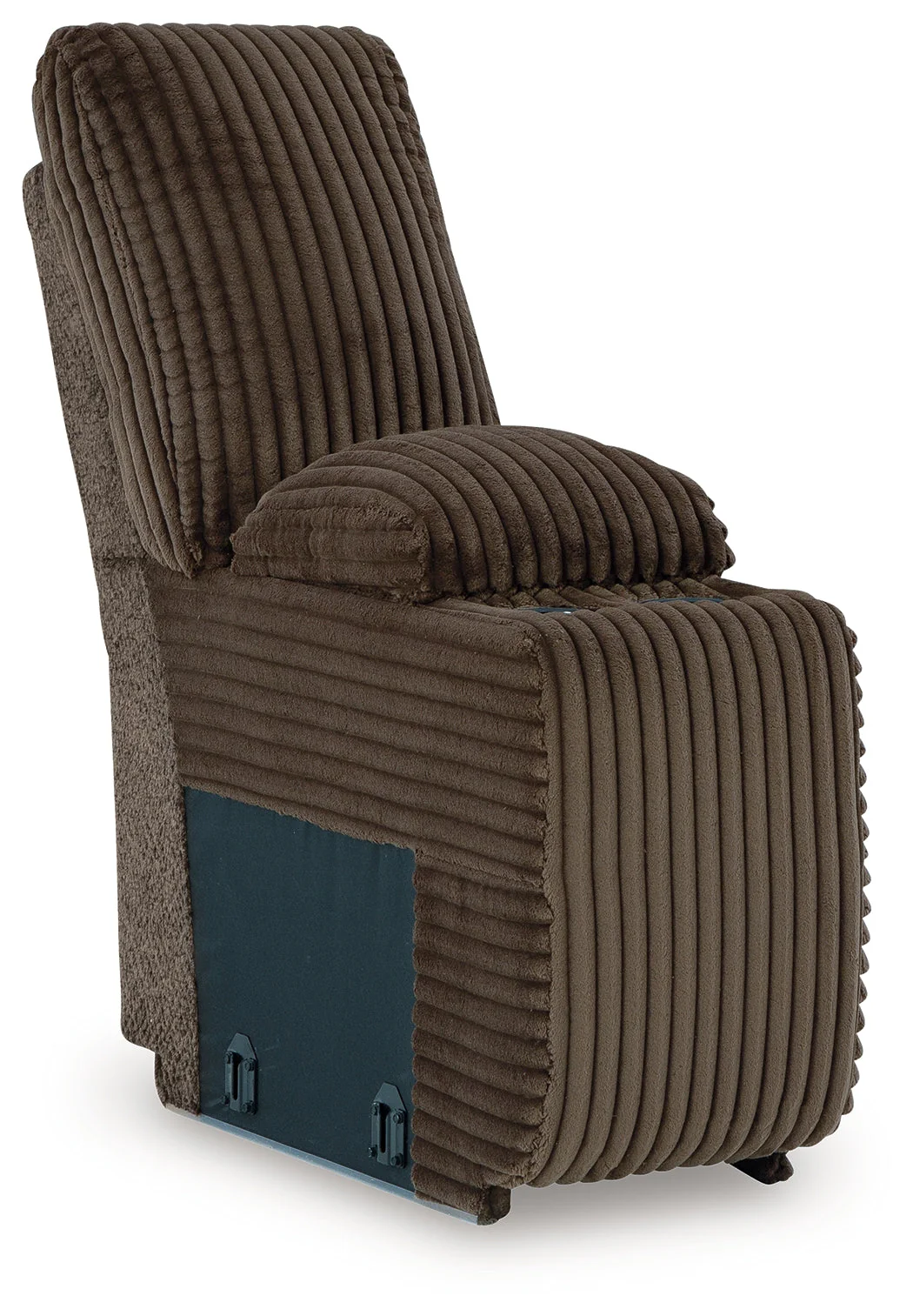 Top Tier Chocolate 4-Piece LAF Chaise Reclining Sectional - Image 13