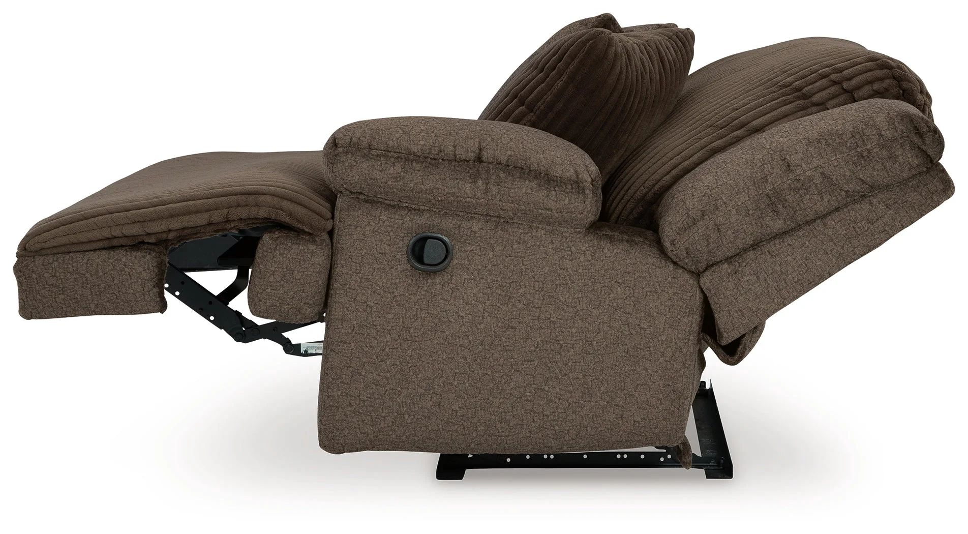 Top Tier Chocolate 4-Piece LAF Chaise Reclining Sectional - Image 18