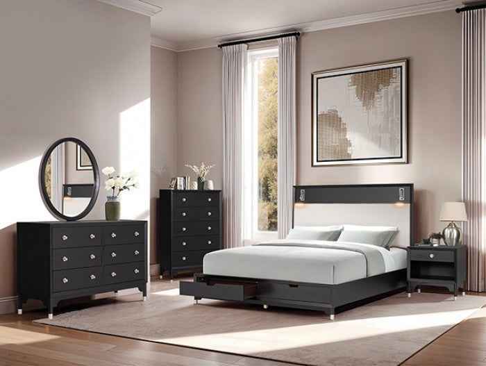Torrance Black 5-Piece Queen Bedroom Set