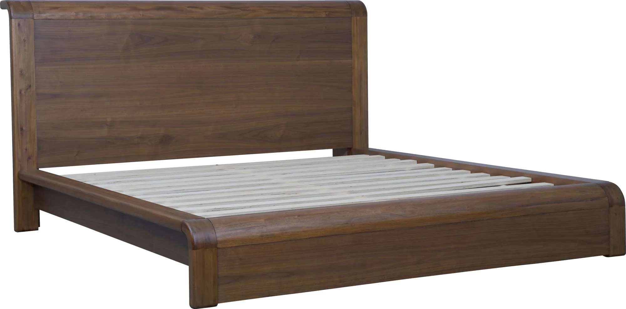 Totes English Walnut Queen Platform Bed - Image 6