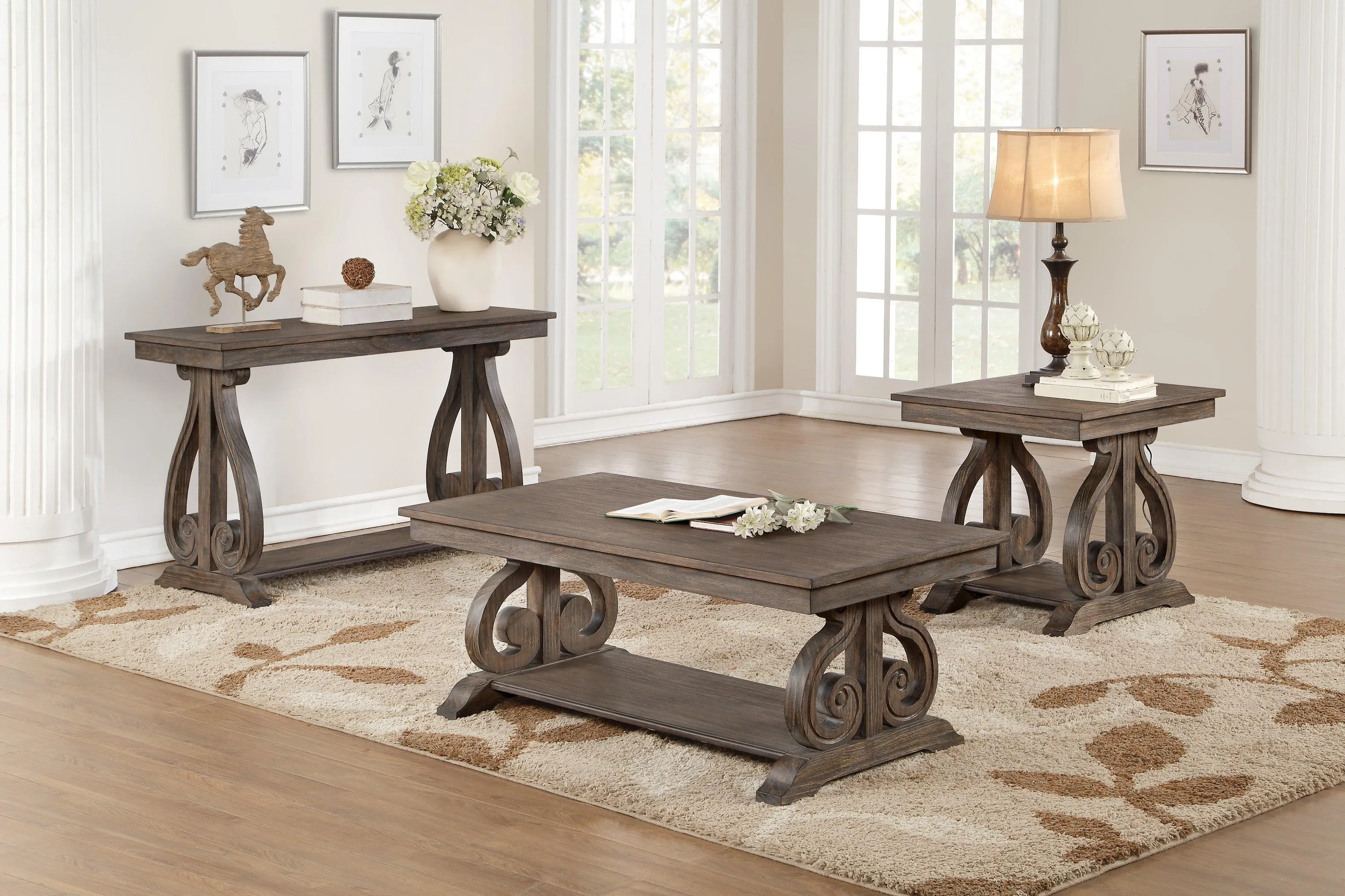 Toulon Dark Oak End Table - Image 2