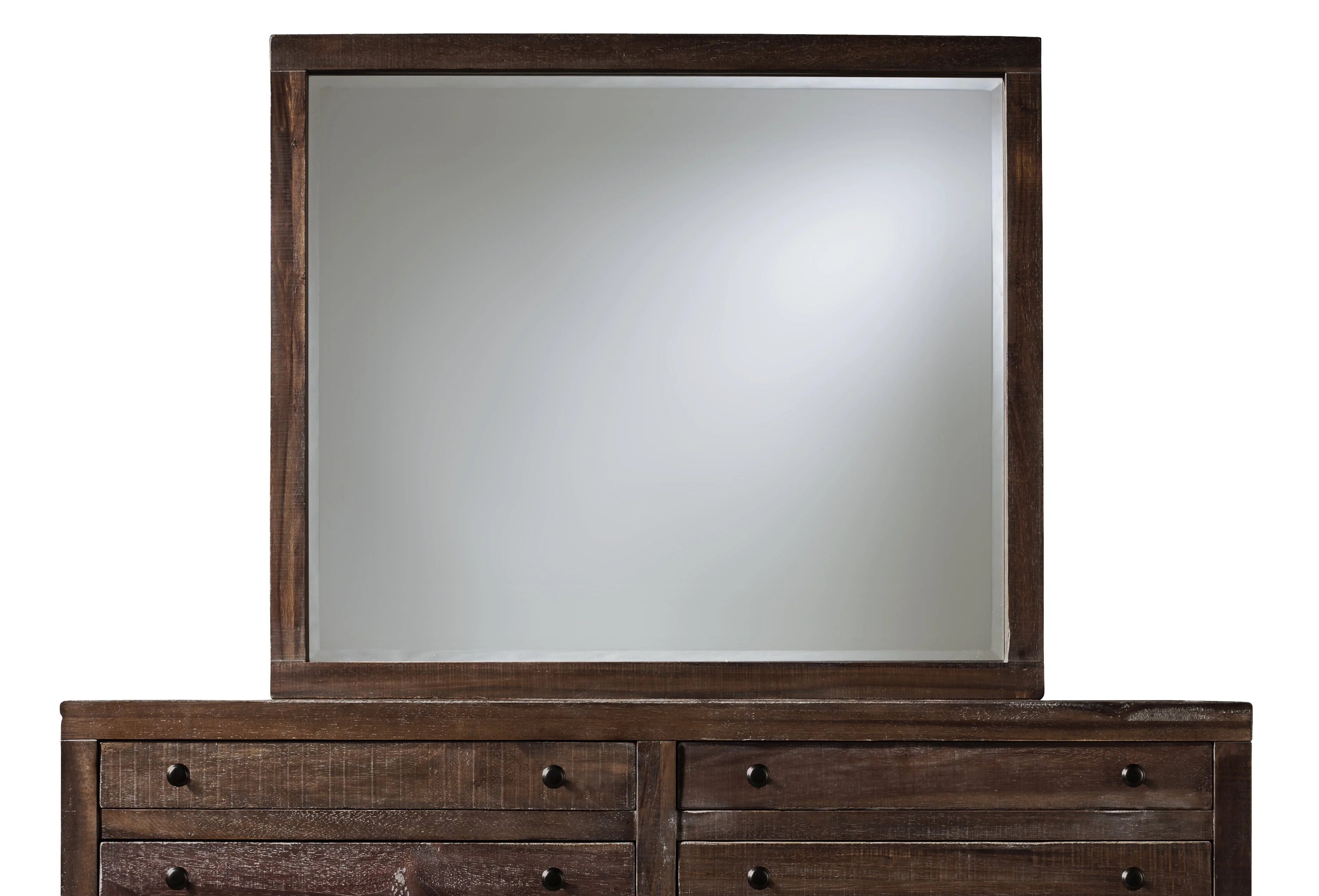 Townsend Solid Wood Mirror in Java - Image 3