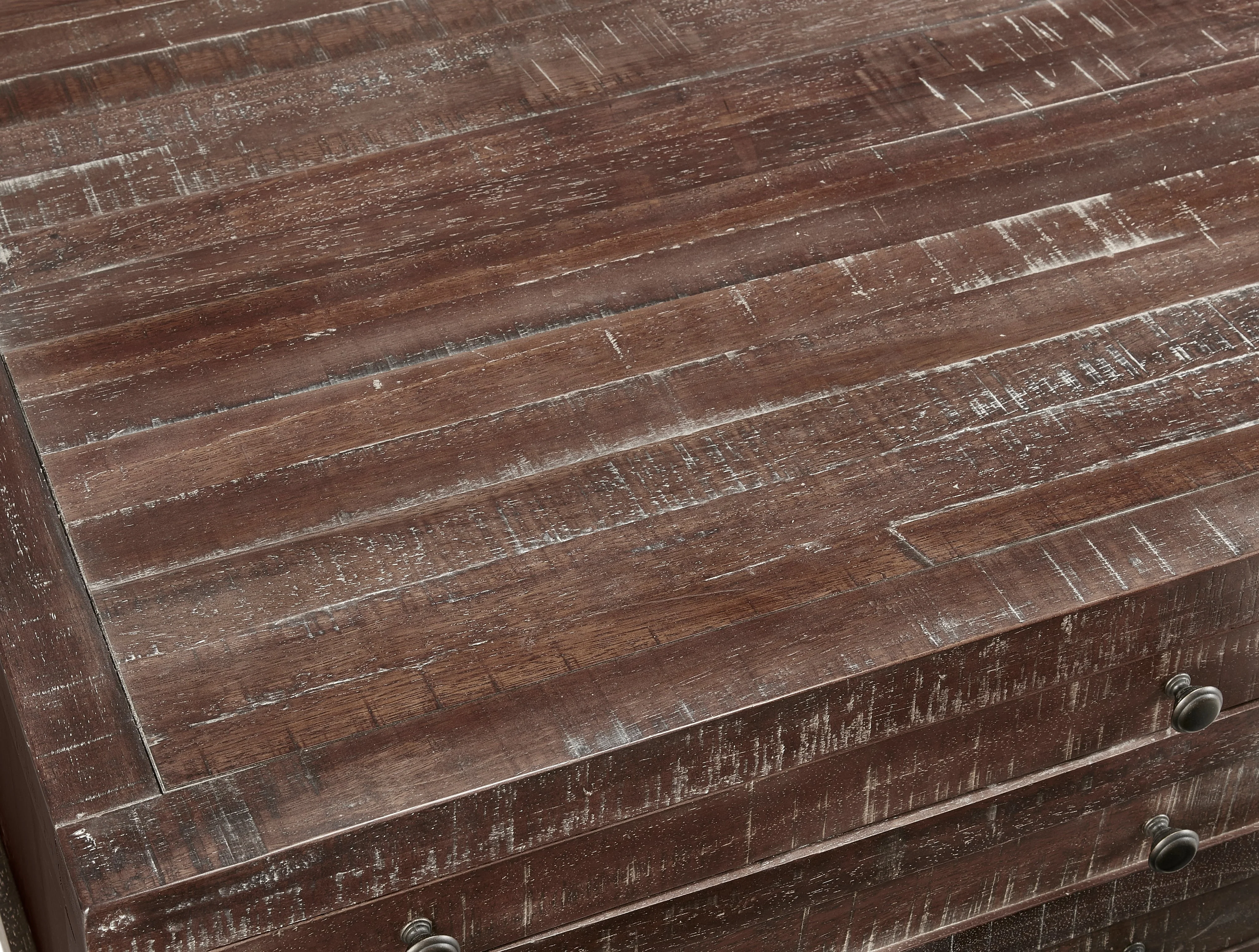 Townsend Solid Wood Side Table in Java - Image 3