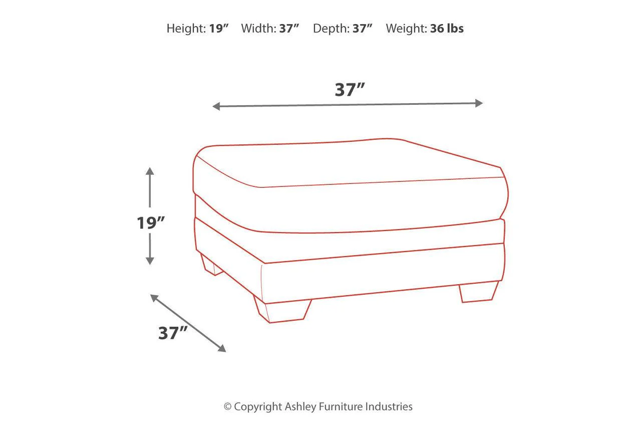 Tracling Slate Oversized Ottoman - Image 3