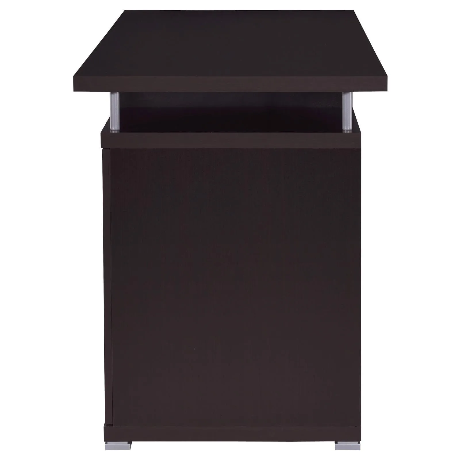 Tracy Cappuccino 2-Drawer Computer Desk - Image 6