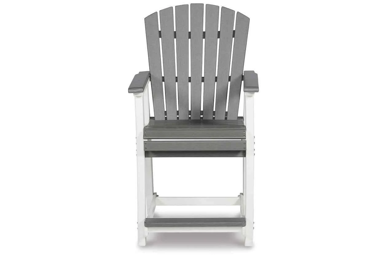 Transville Gray/White Outdoor Counter Height Barstool - Image 5