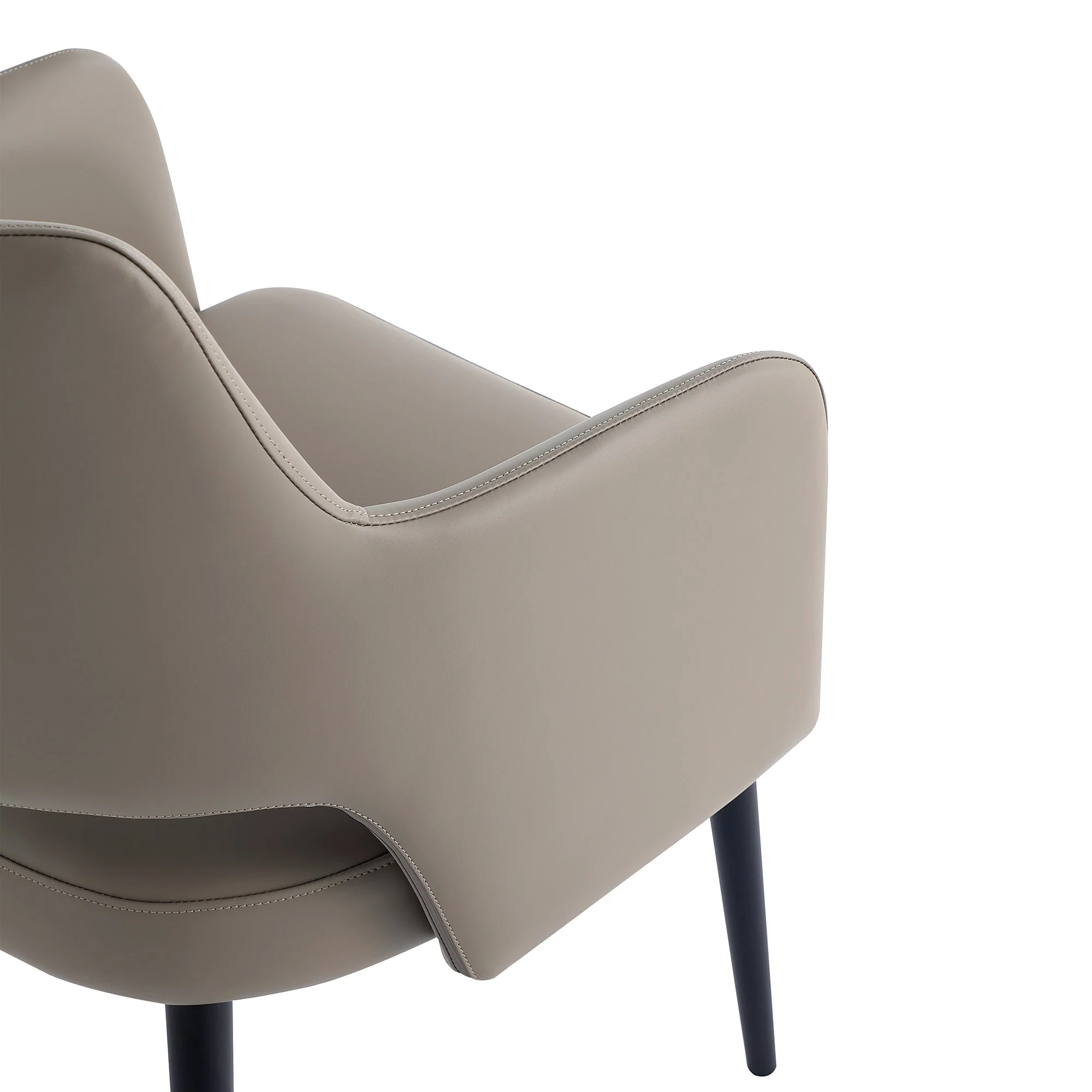 Tremont Dining Arm Chair in Taupe (set of 2) - Image 5