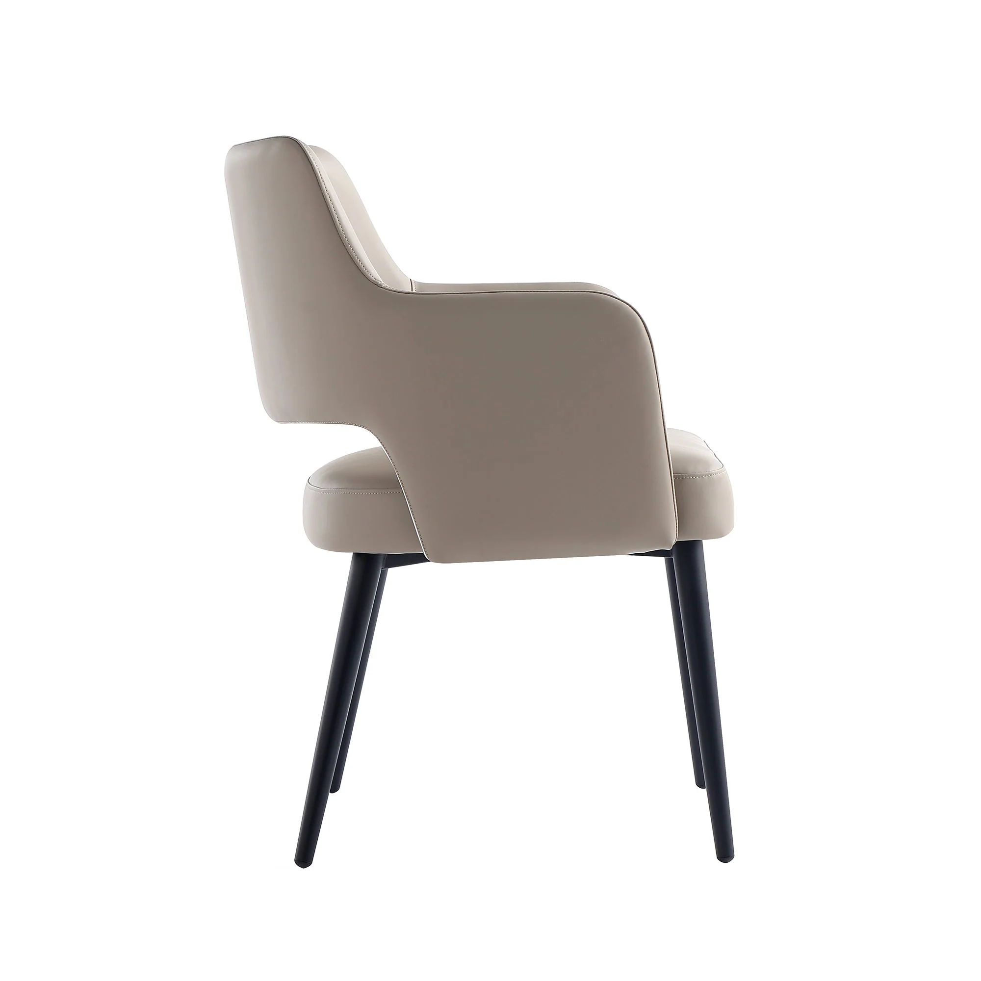 Tremont Dining Arm Chair in Taupe (set of 2) - Image 7