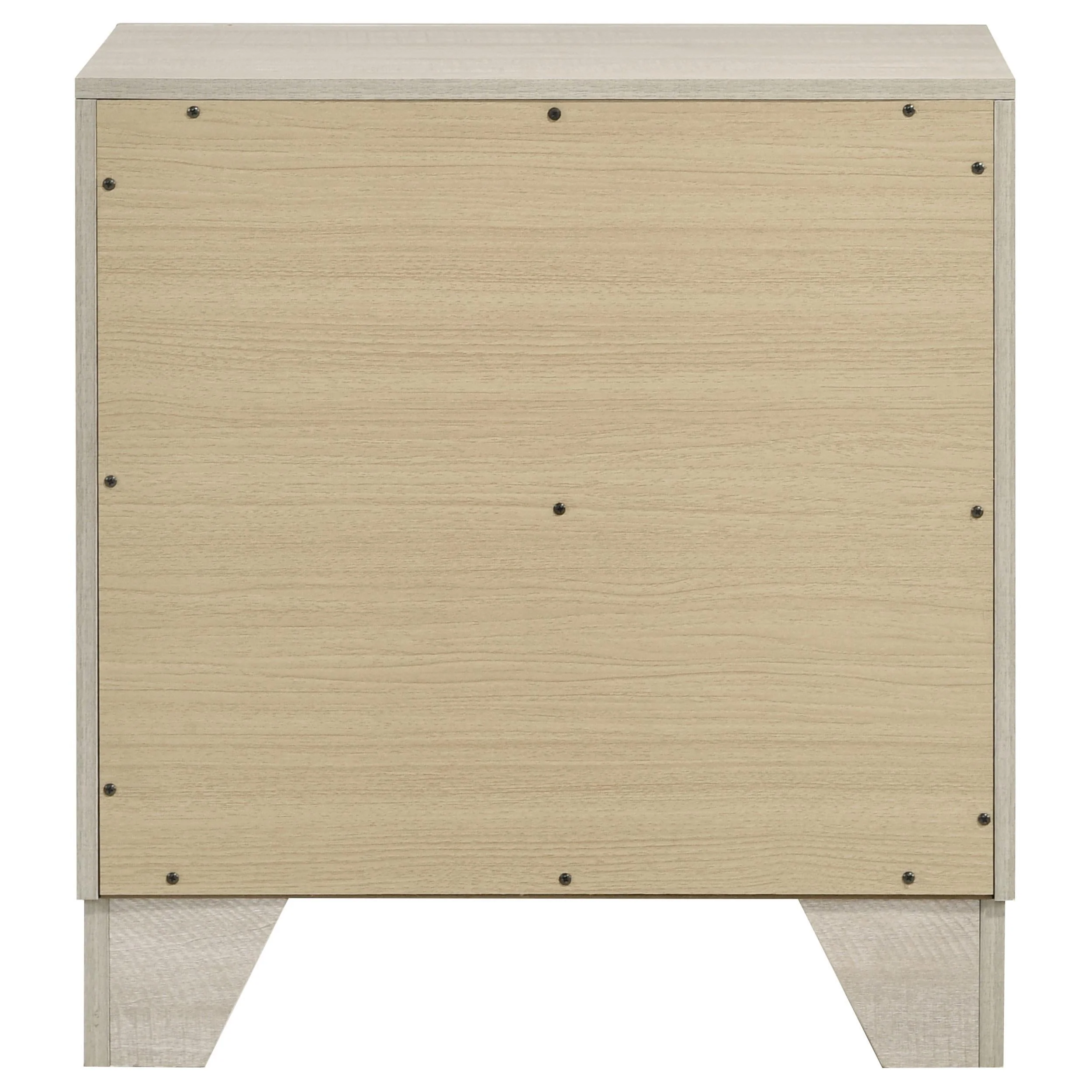 Trenton Rustic Cream 2-Drawer Nightstand - Image 7