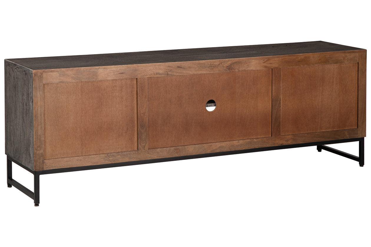 Treybrook Distressed Gray Accent Cabinet - Image 5