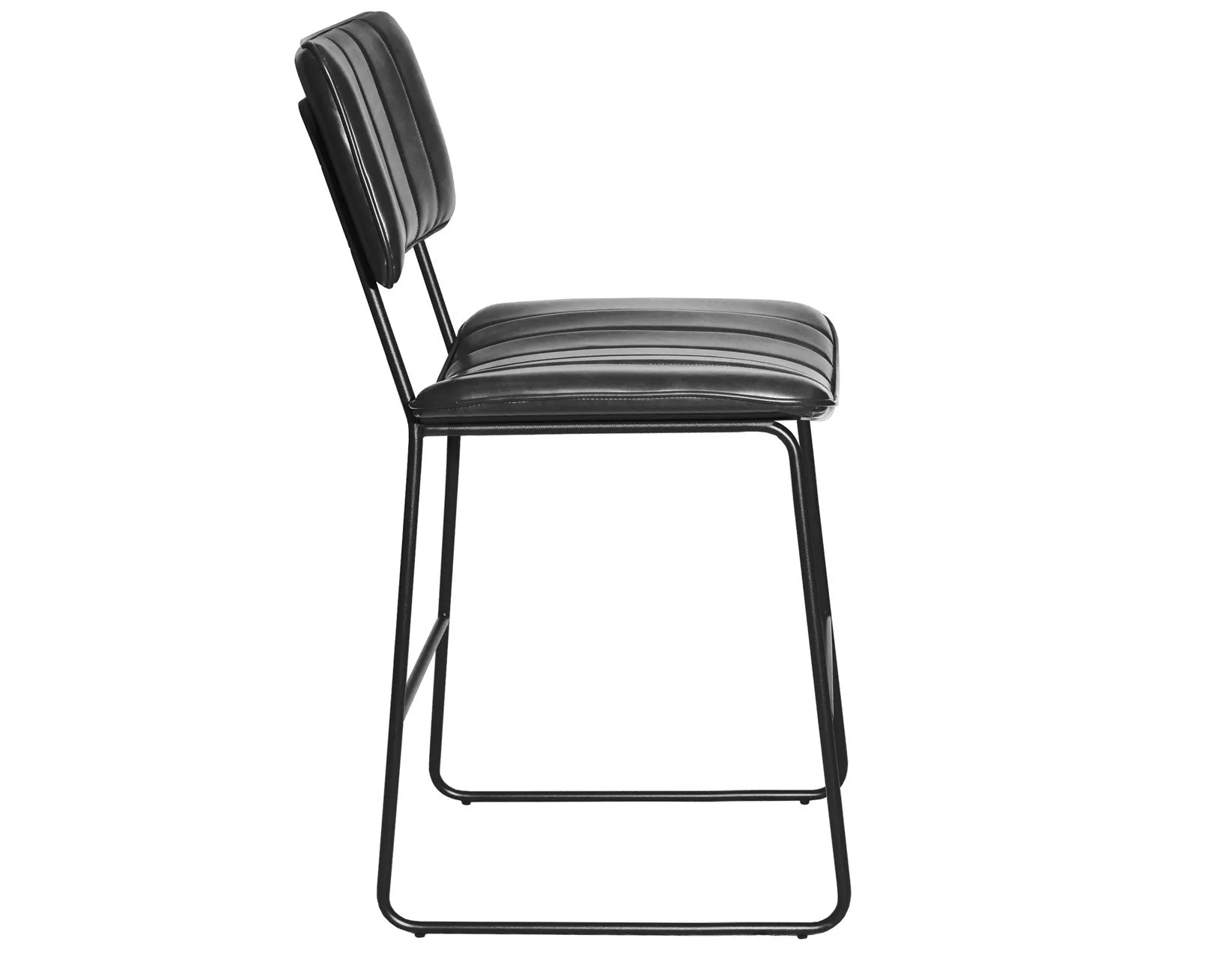Tribeca Black 24″ Commercial Grade Counter Stool - Image 3