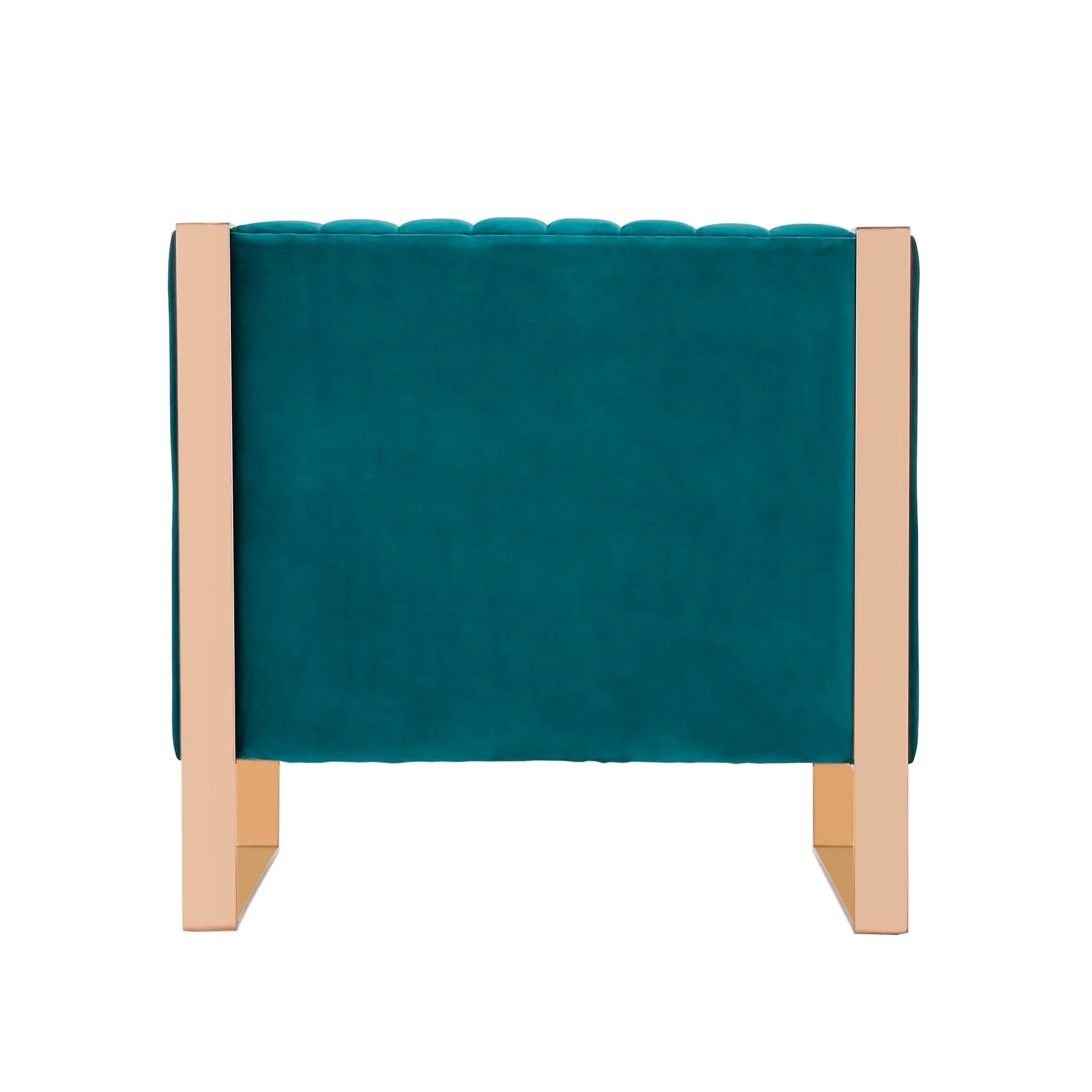 Trillium Accent Chair in Teal and Gold (set of 2) - Image 7