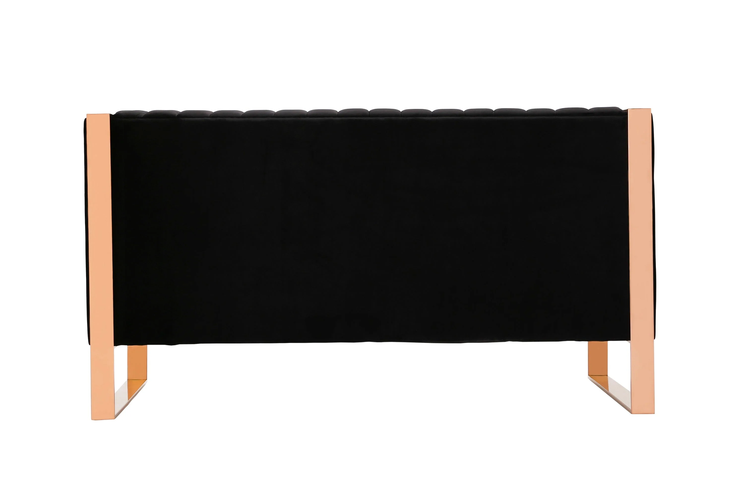 Trillium Loveseat in Black and Gold - Image 7
